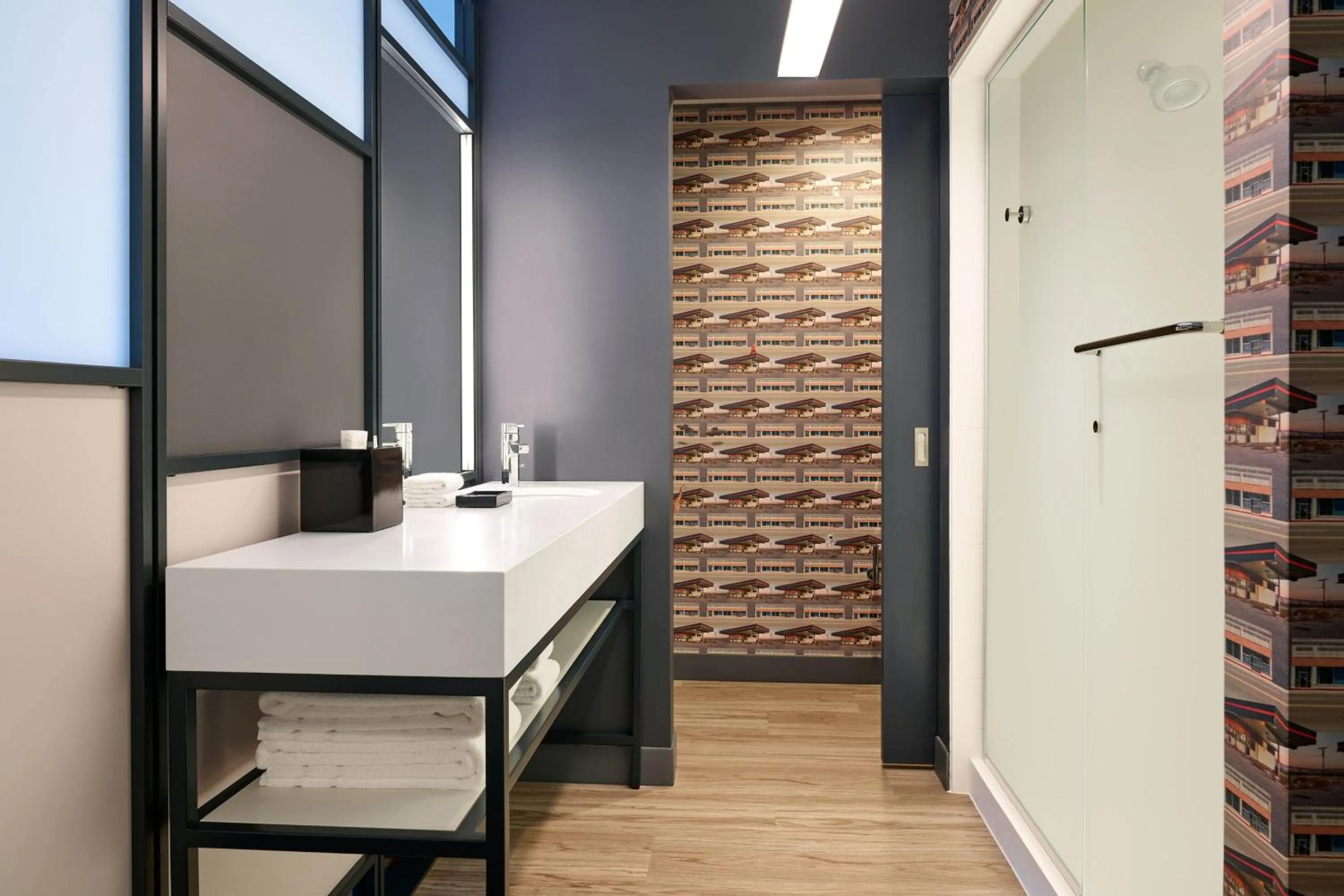 Bathroom in Aloft Portland Downtown Waterfront ME