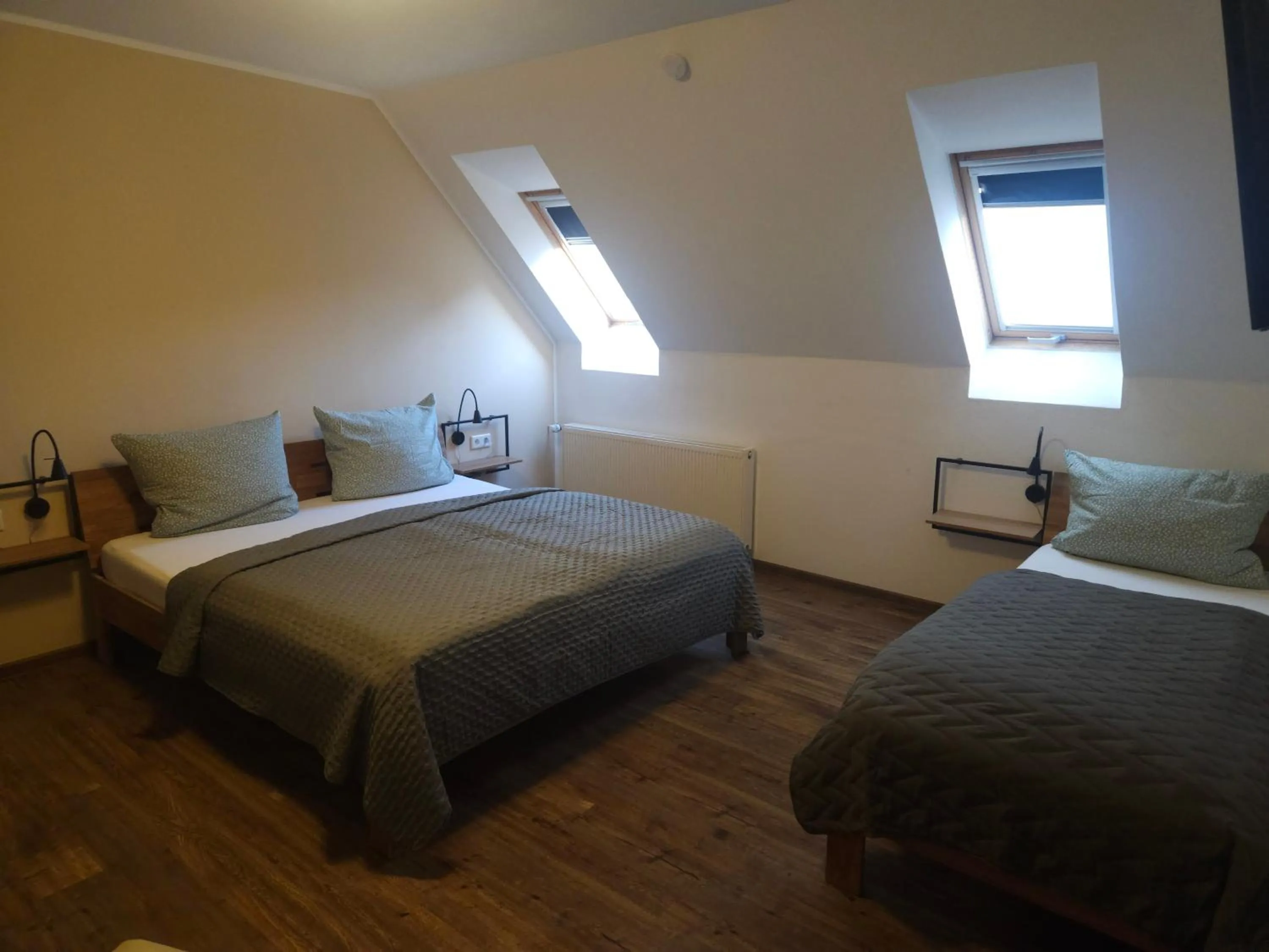 Bedroom, Bed in Hotel Am Deich