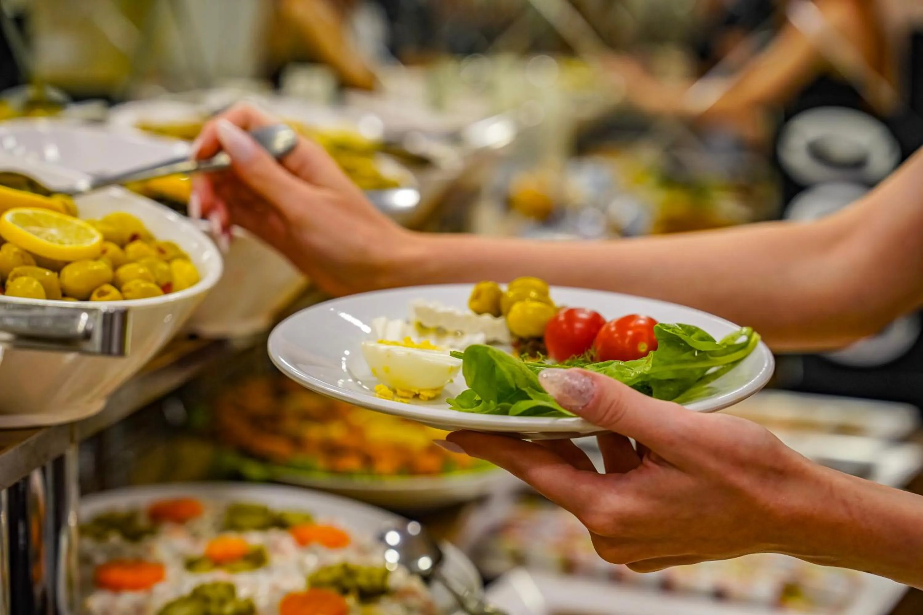 Breakfast in Hamit Hotel Kizilay