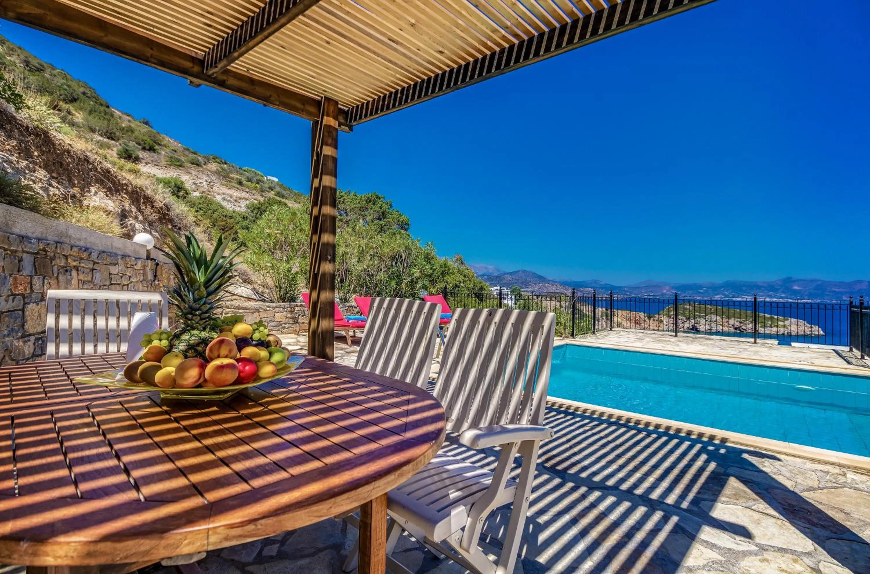 BBQ facilities in Istron Collection Villas