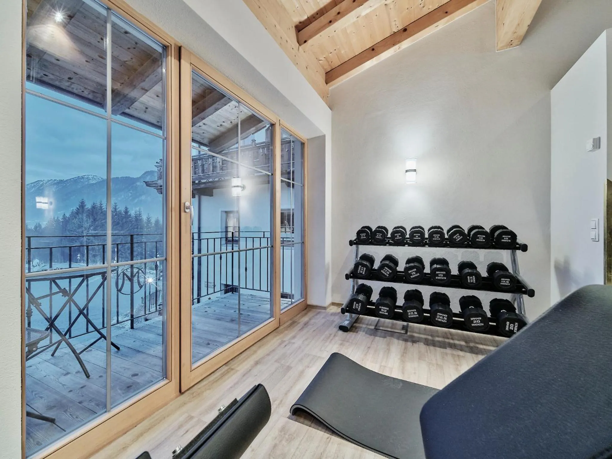 Fitness centre/facilities in Hotel Mariasteinerhof