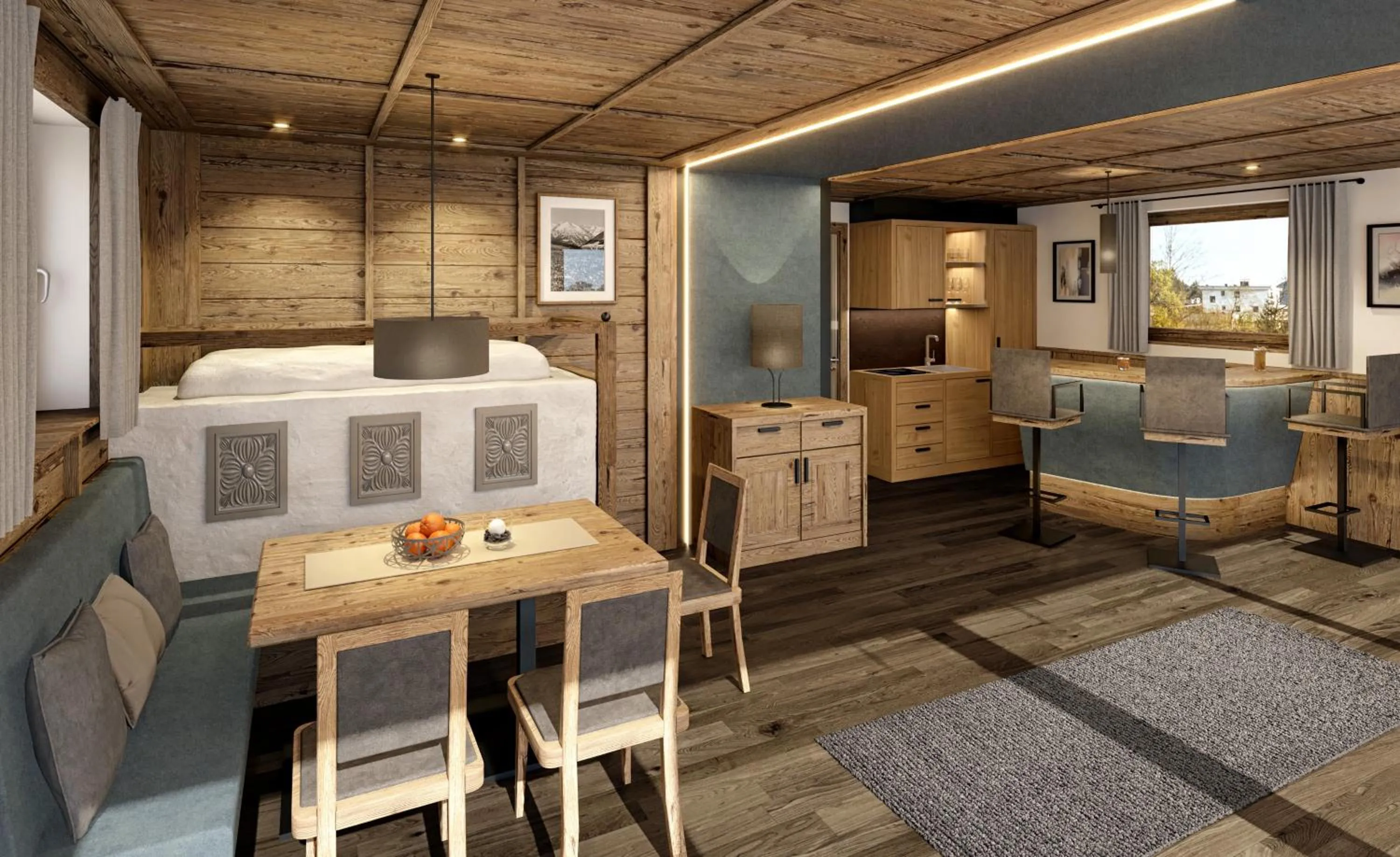 Living room in Hotel Mariasteinerhof