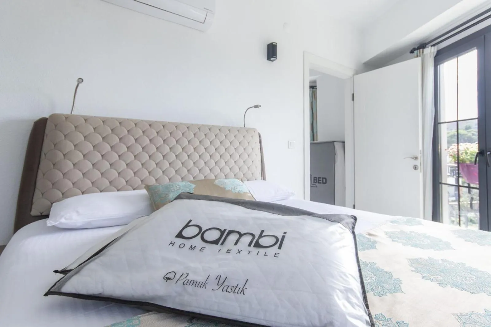 Bed in Gokceada Marmaros Butik Otel