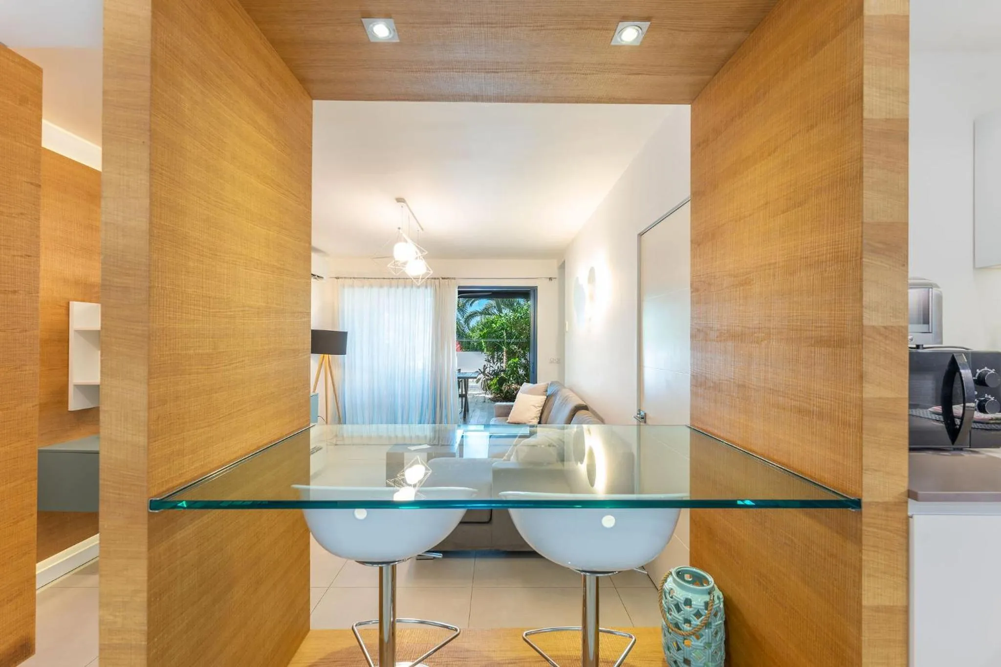 Dining area in Rêve de Saint Barth - Vue Mer - Piscine Chauffée & Jacuzzi