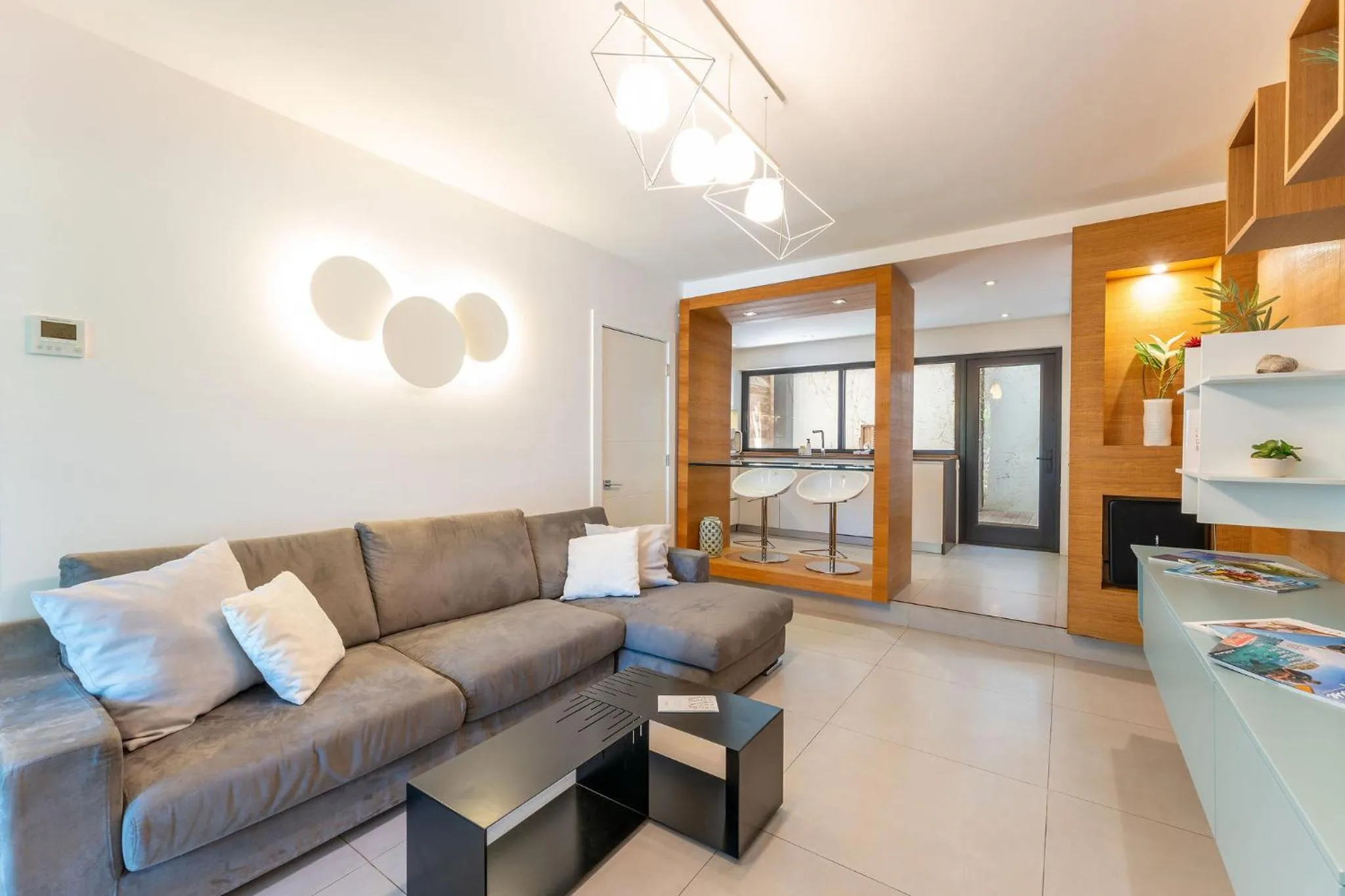 Living room in Rêve de Saint Barth - Vue Mer - Piscine Chauffée & Jacuzzi