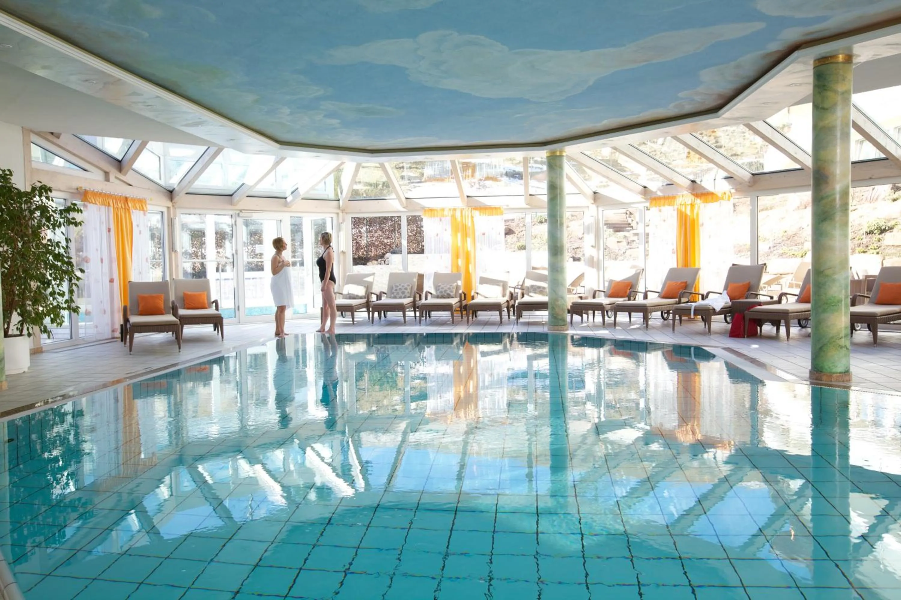 Swimming pool in Naturparkhotel Adler