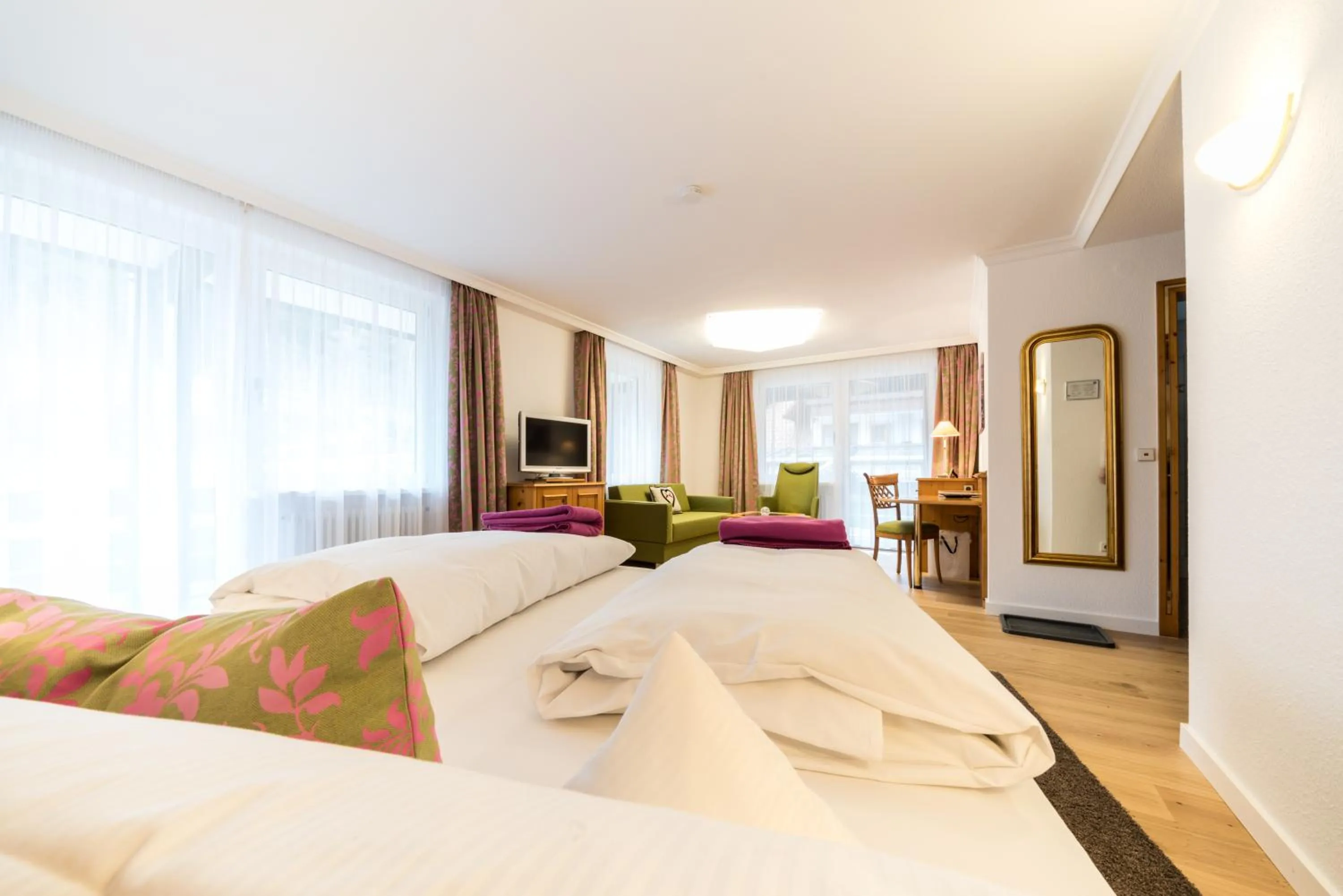 Bed in Naturparkhotel Adler