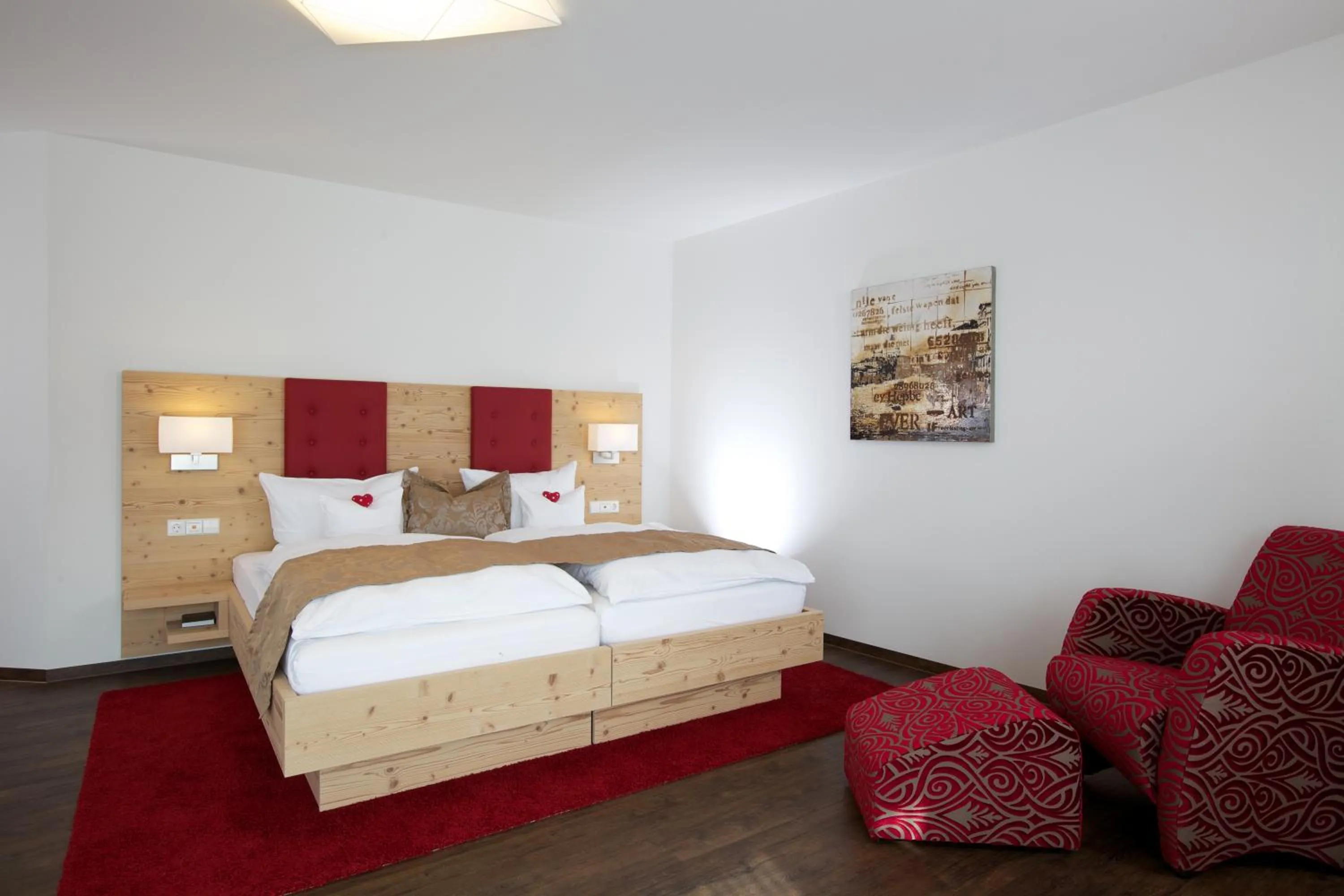 Bed in Naturparkhotel Adler