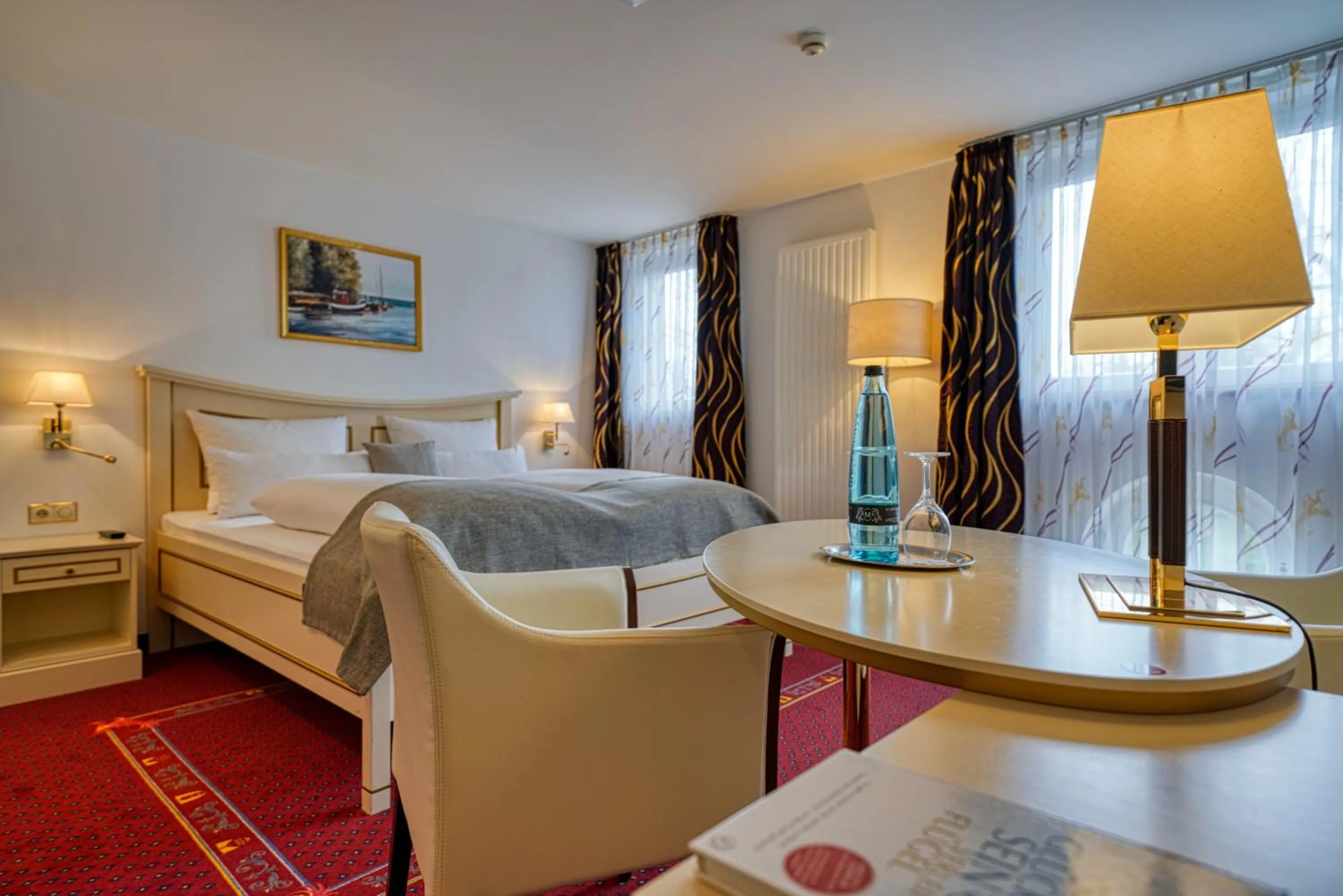 Photo of the whole room, Bed in Hotel Seeblick Wismar