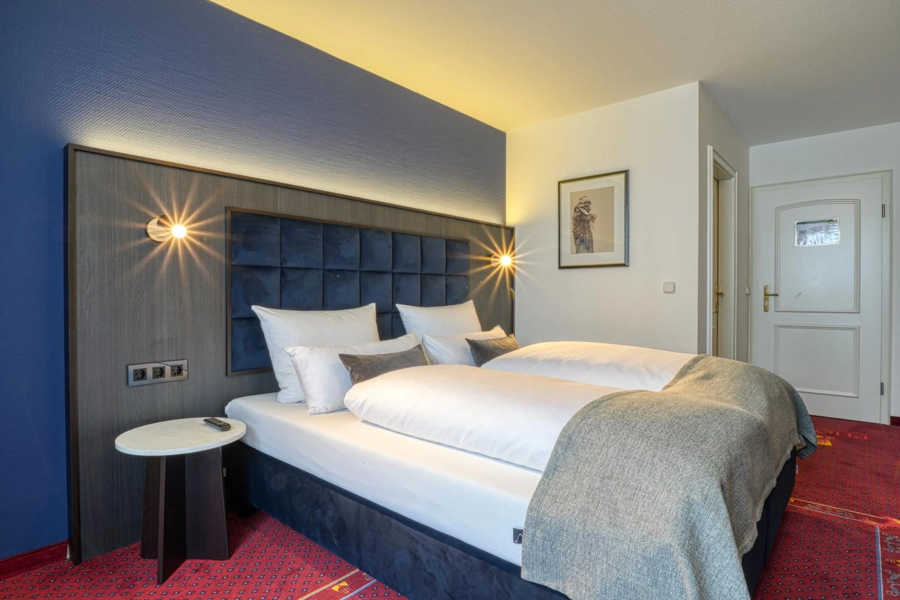 Photo of the whole room, Bed in Hotel Seeblick Wismar