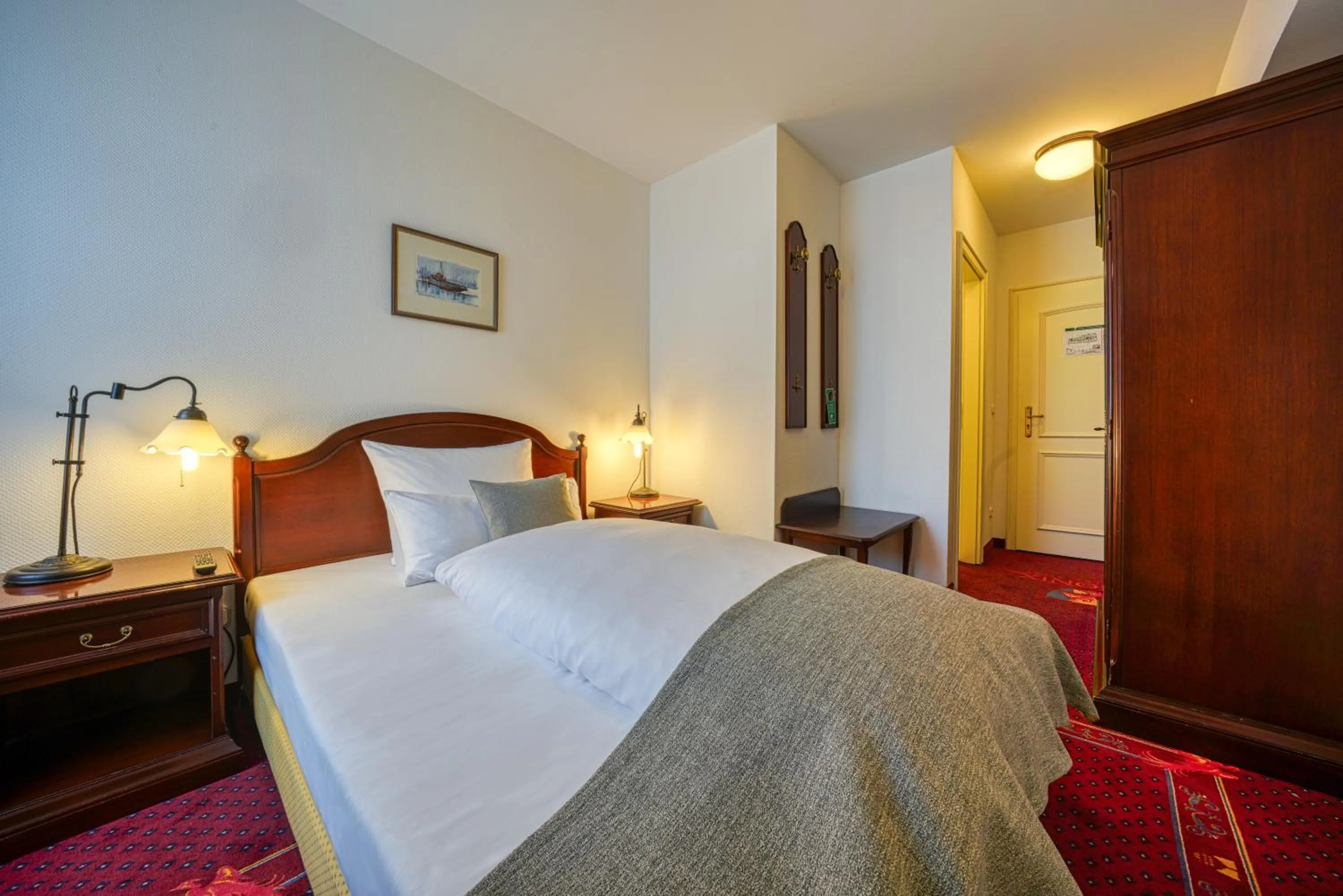 Photo of the whole room, Bed in Hotel Seeblick Wismar