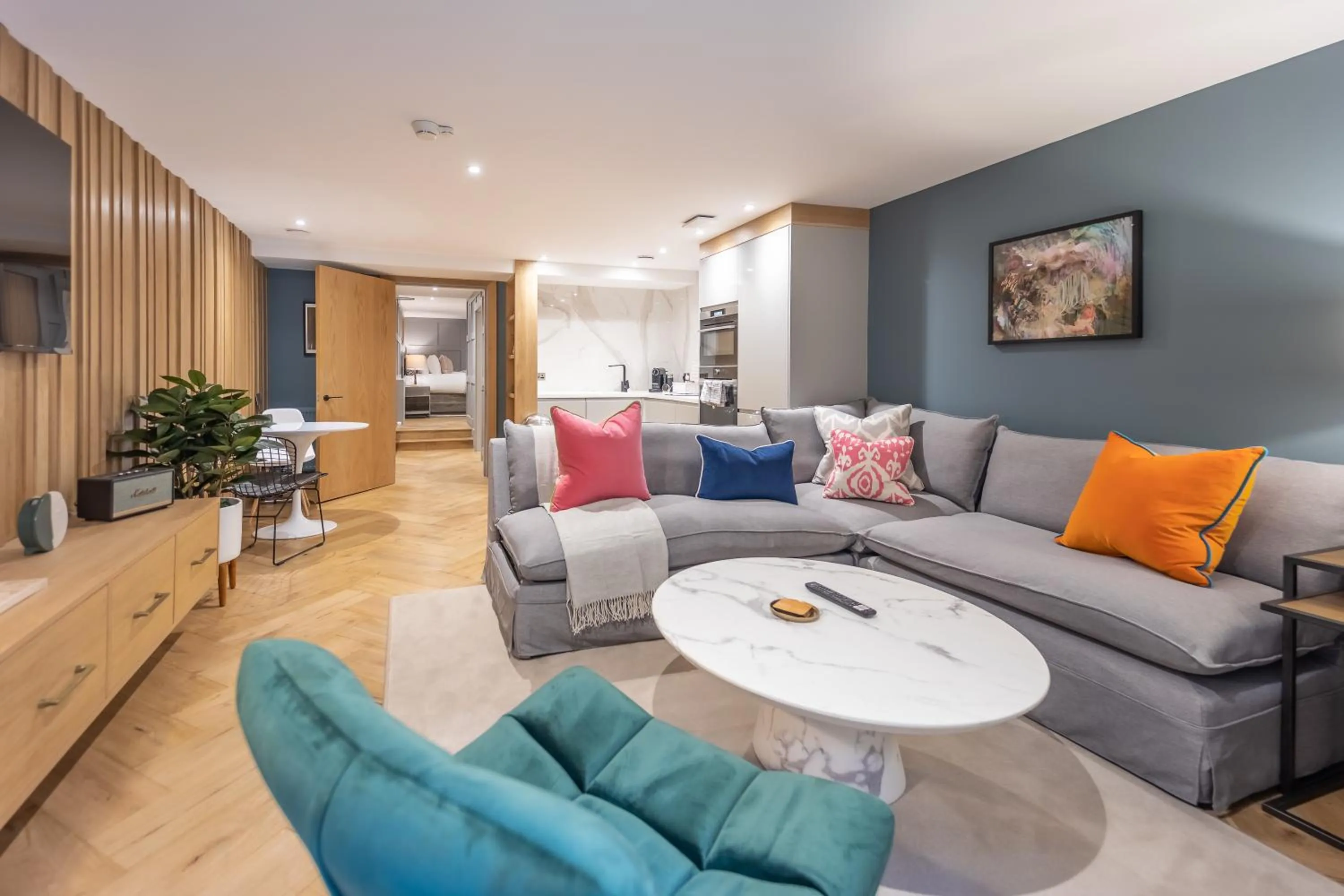 Living room in No1 Apartments Edinburgh - New Town