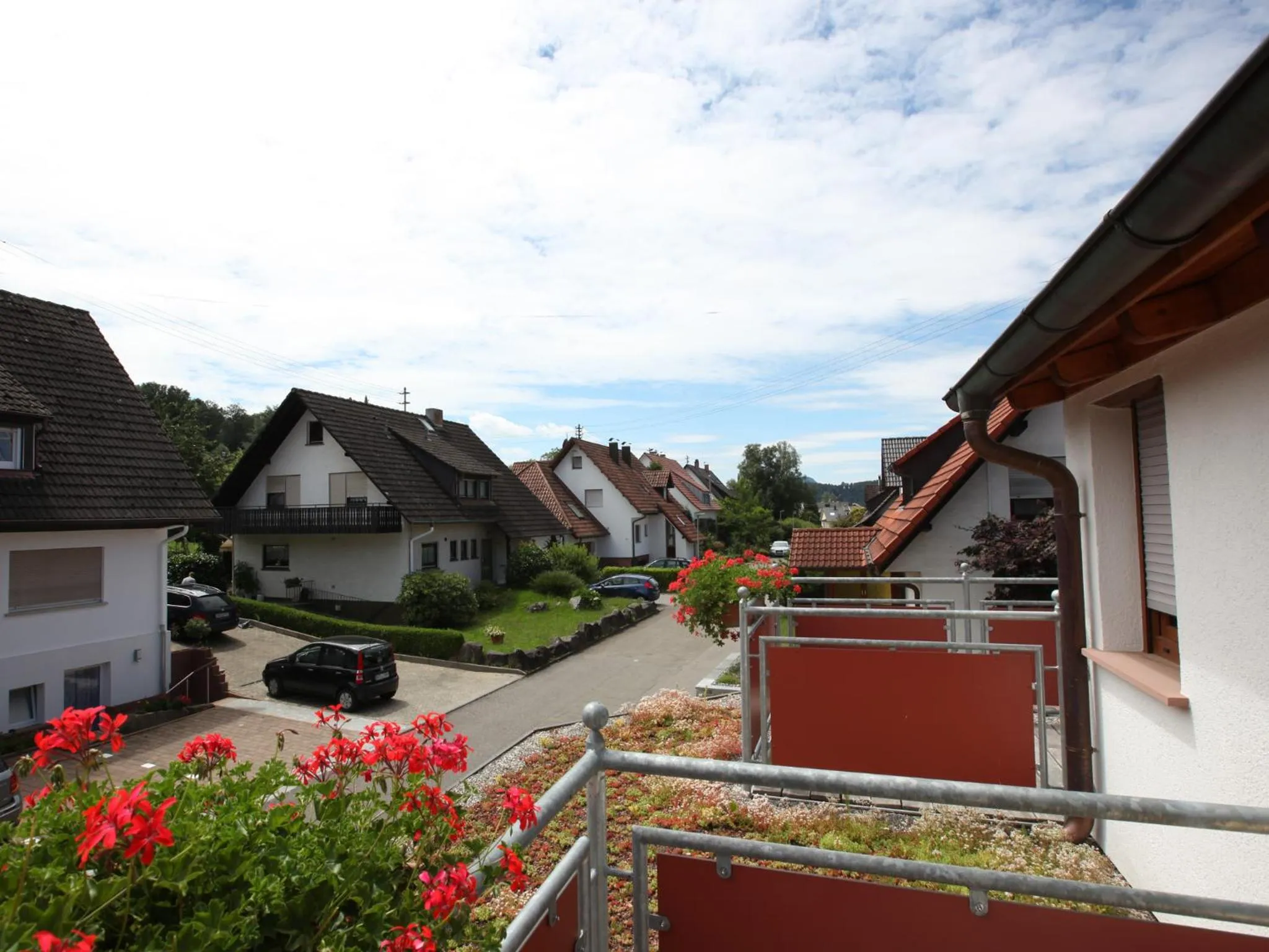 Quiet street view in Hotel Klosterbräustuben