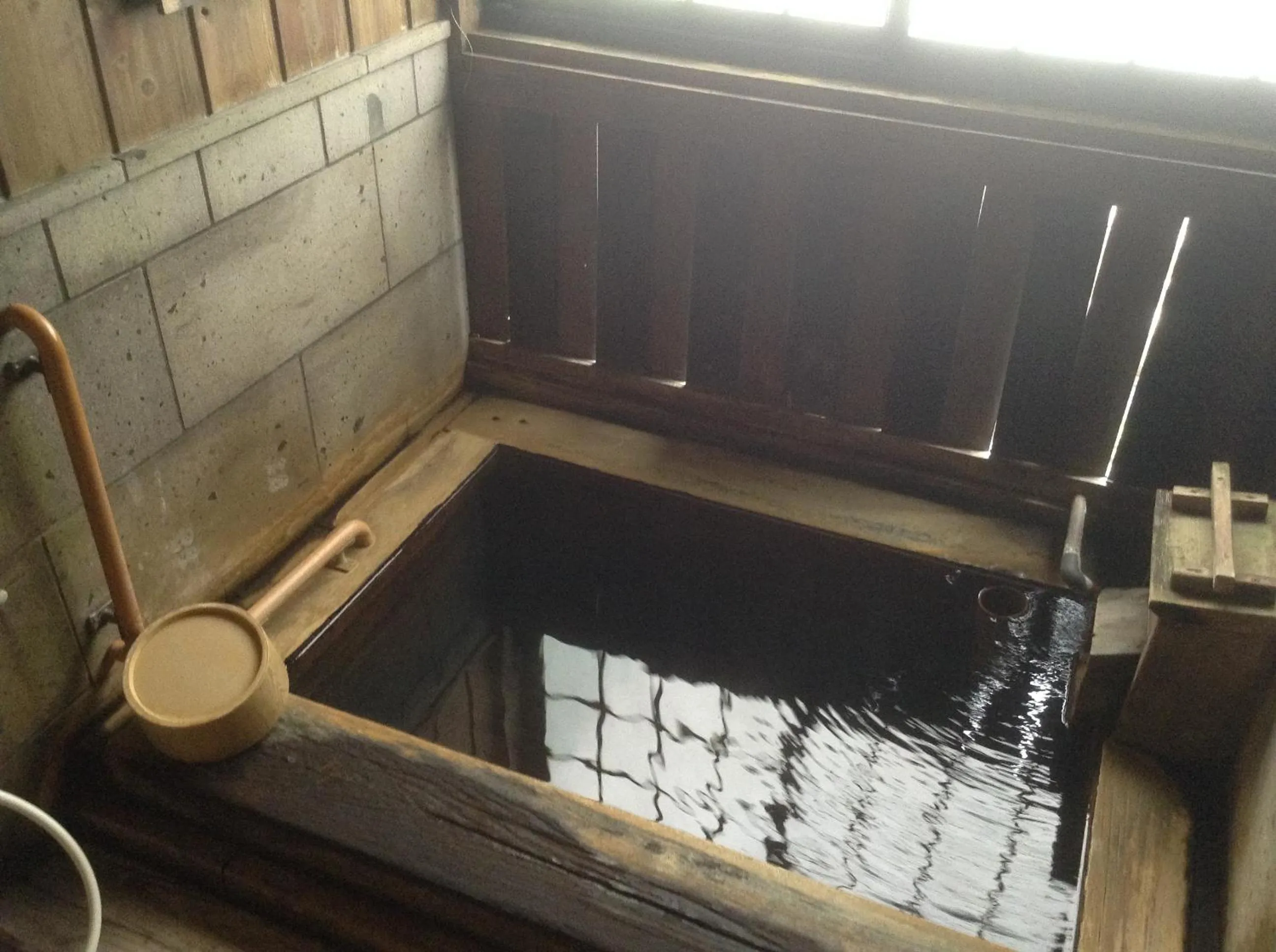 Hot Spring Bath in Fumoto Ryokan