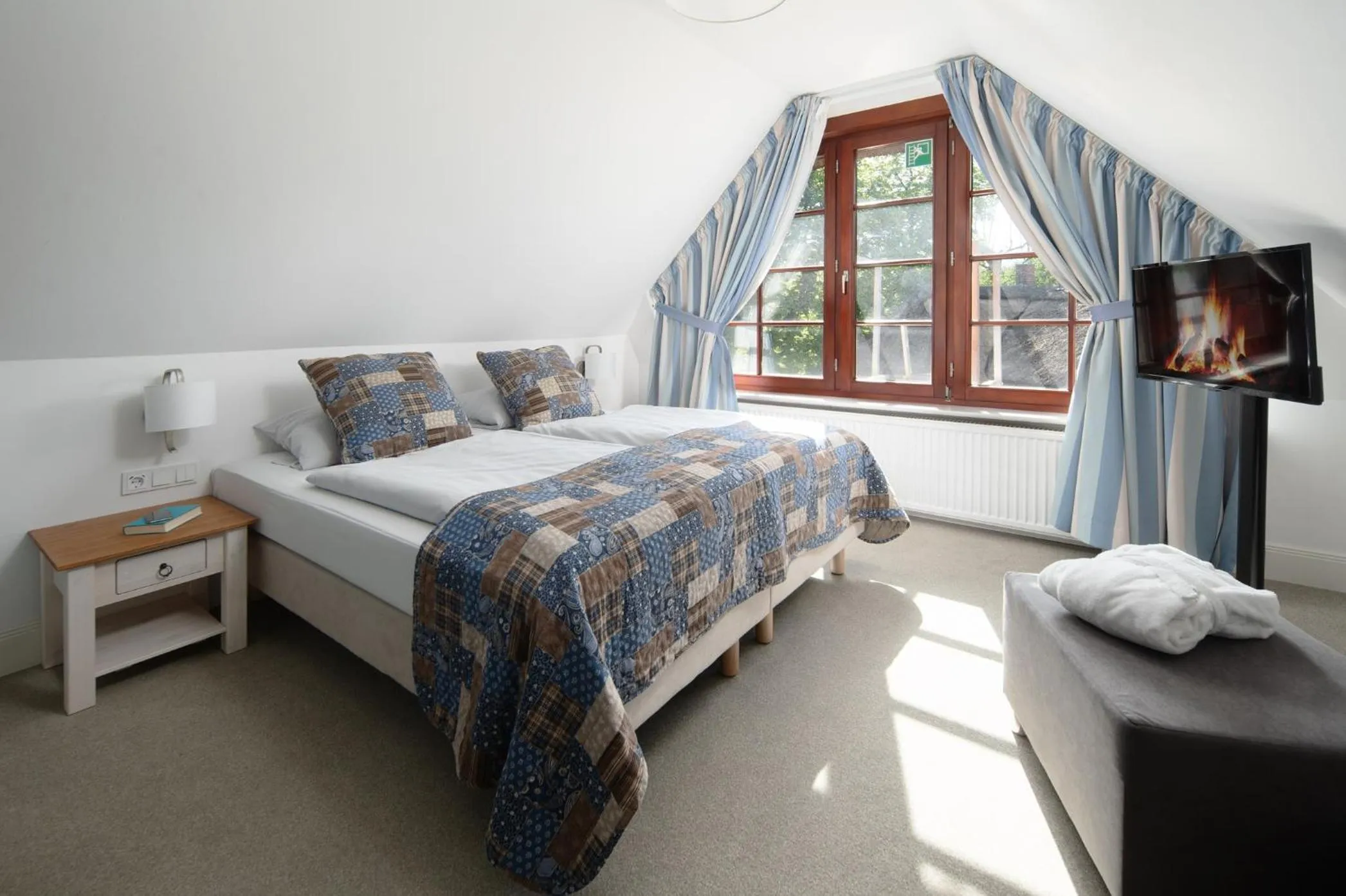 Bed in Kleinhuis Hotel Mellingburger Schleuse