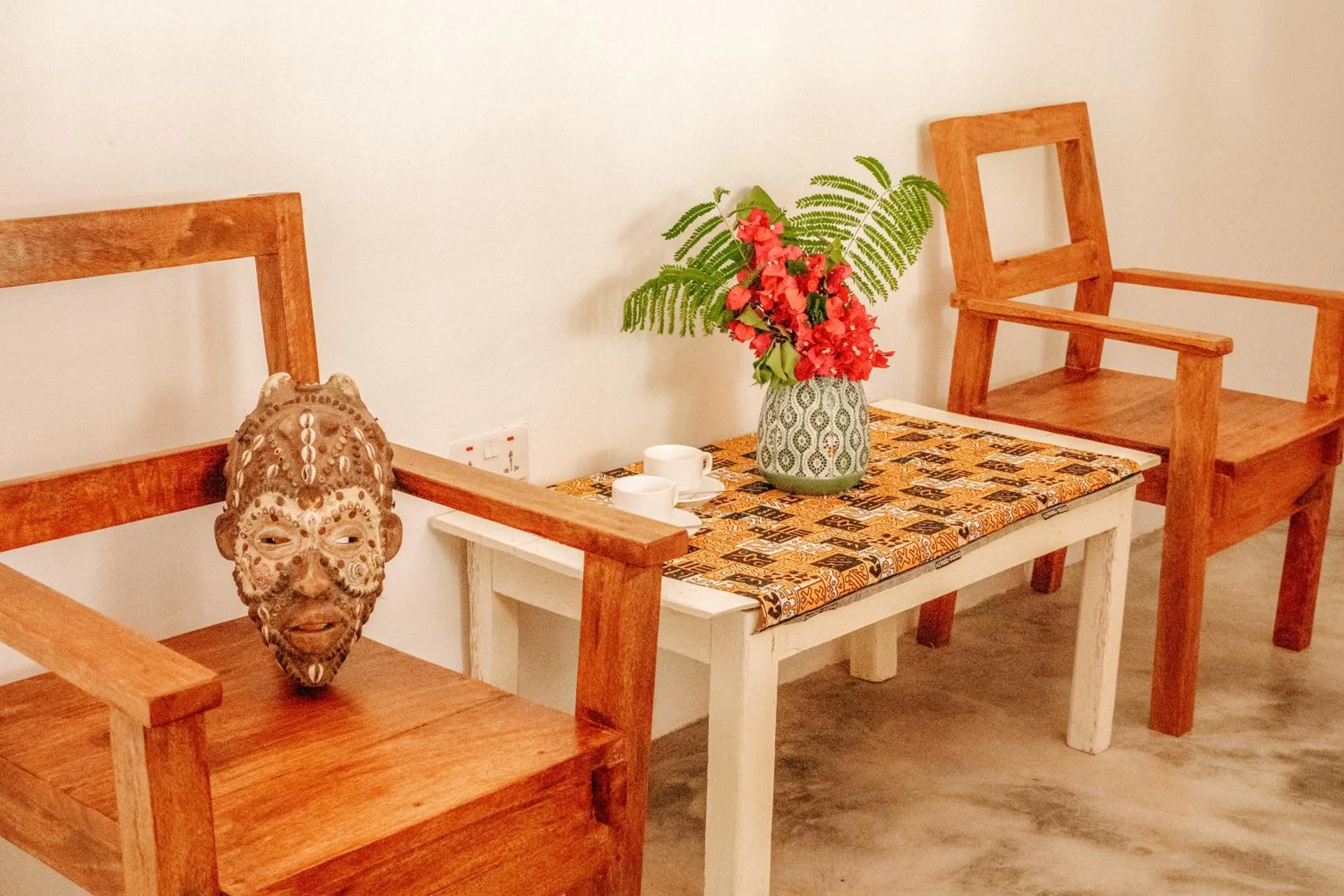 Seating area in Zanzibar Gem Beach Bungalows