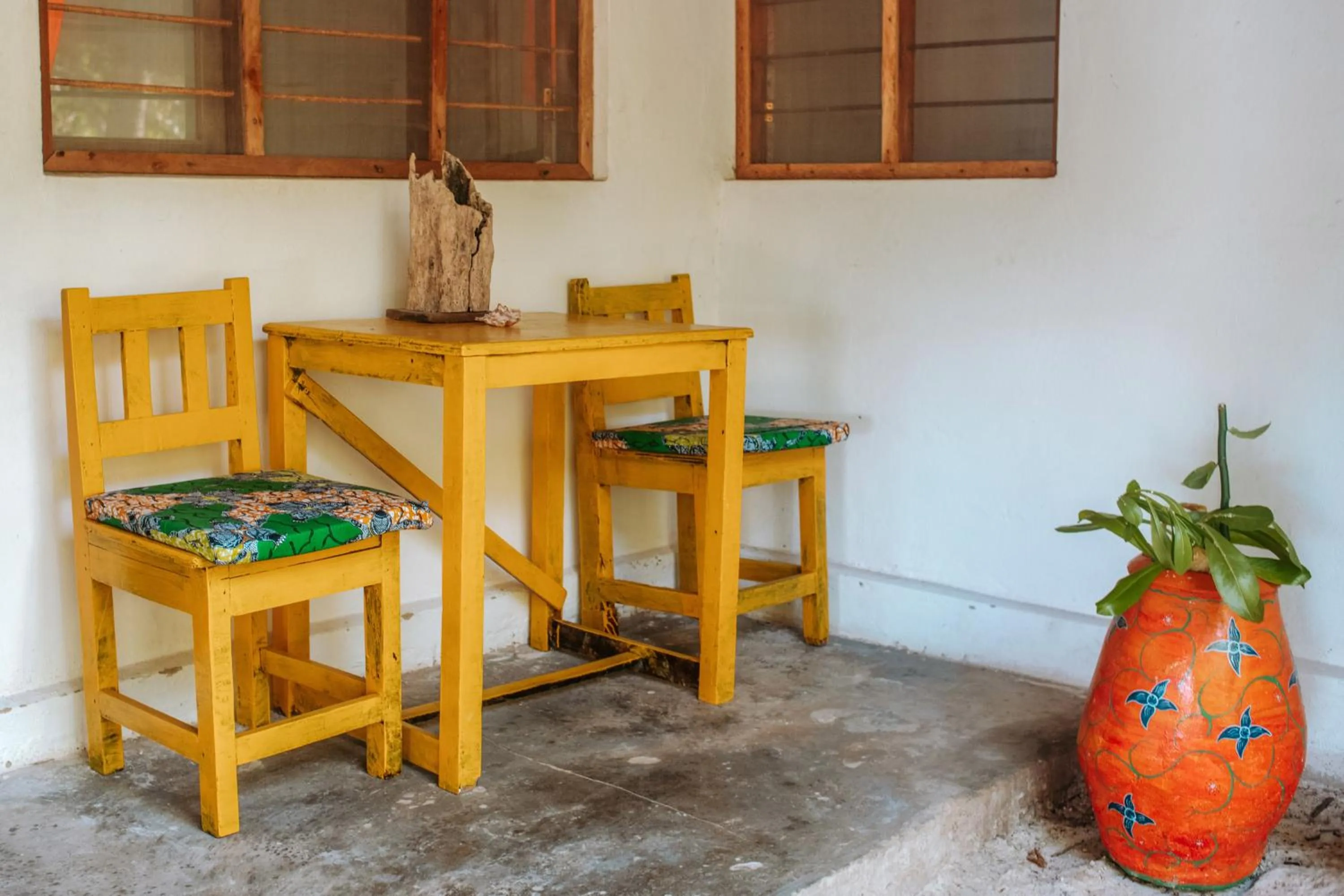 Patio in Zanzibar Gem Beach Bungalows