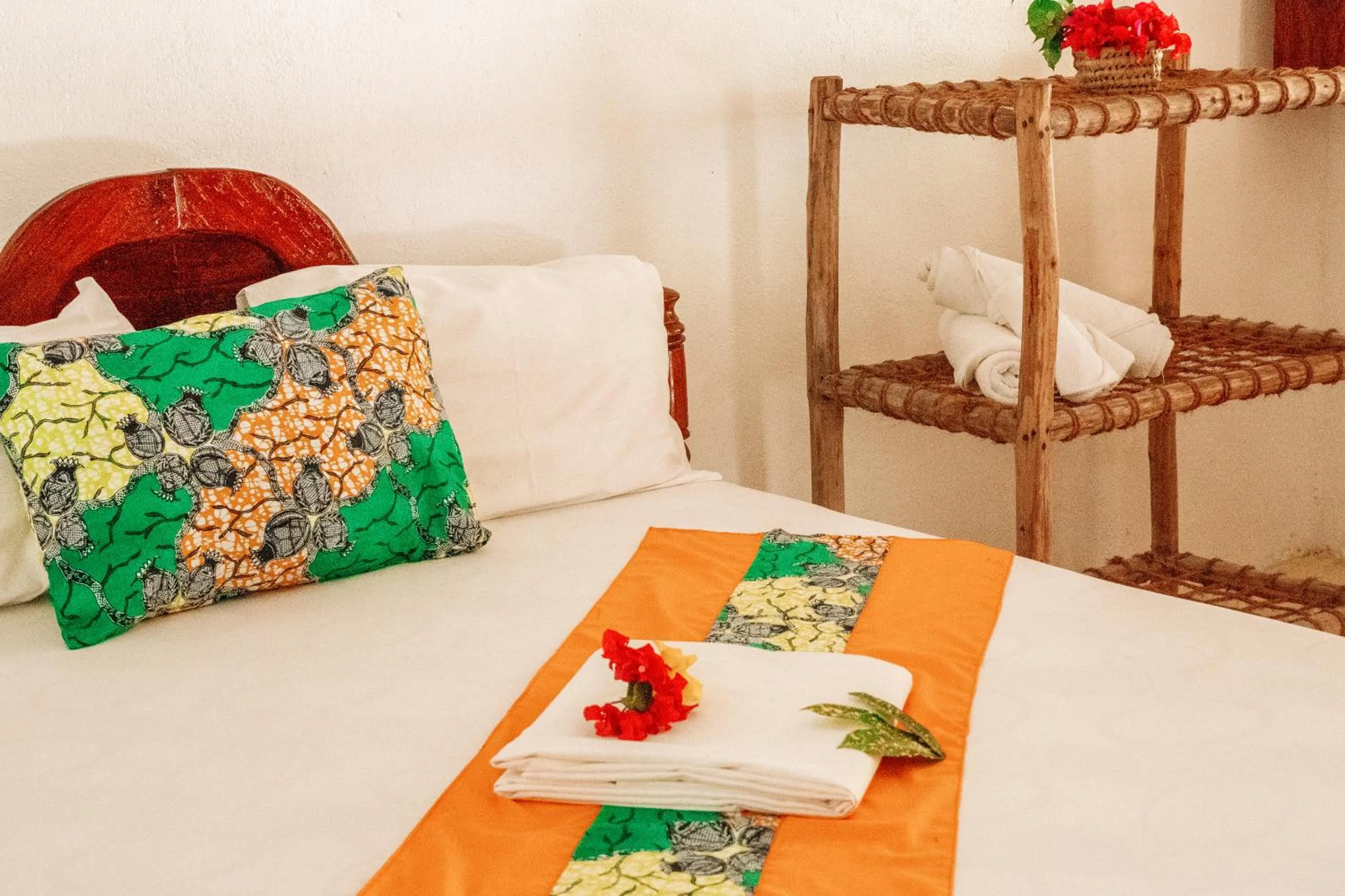 Bed in Zanzibar Gem Beach Bungalows