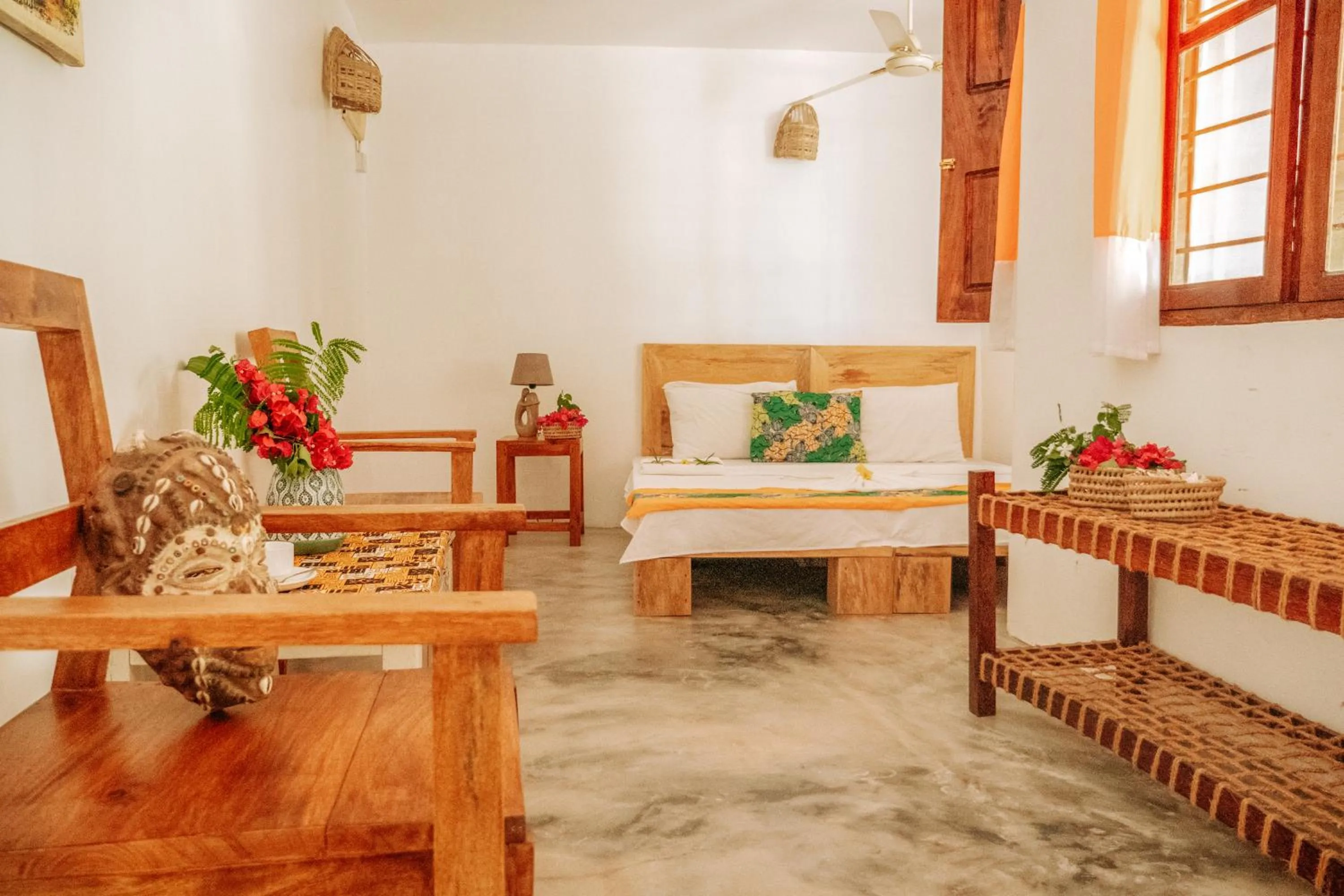 Seating area in Zanzibar Gem Beach Bungalows