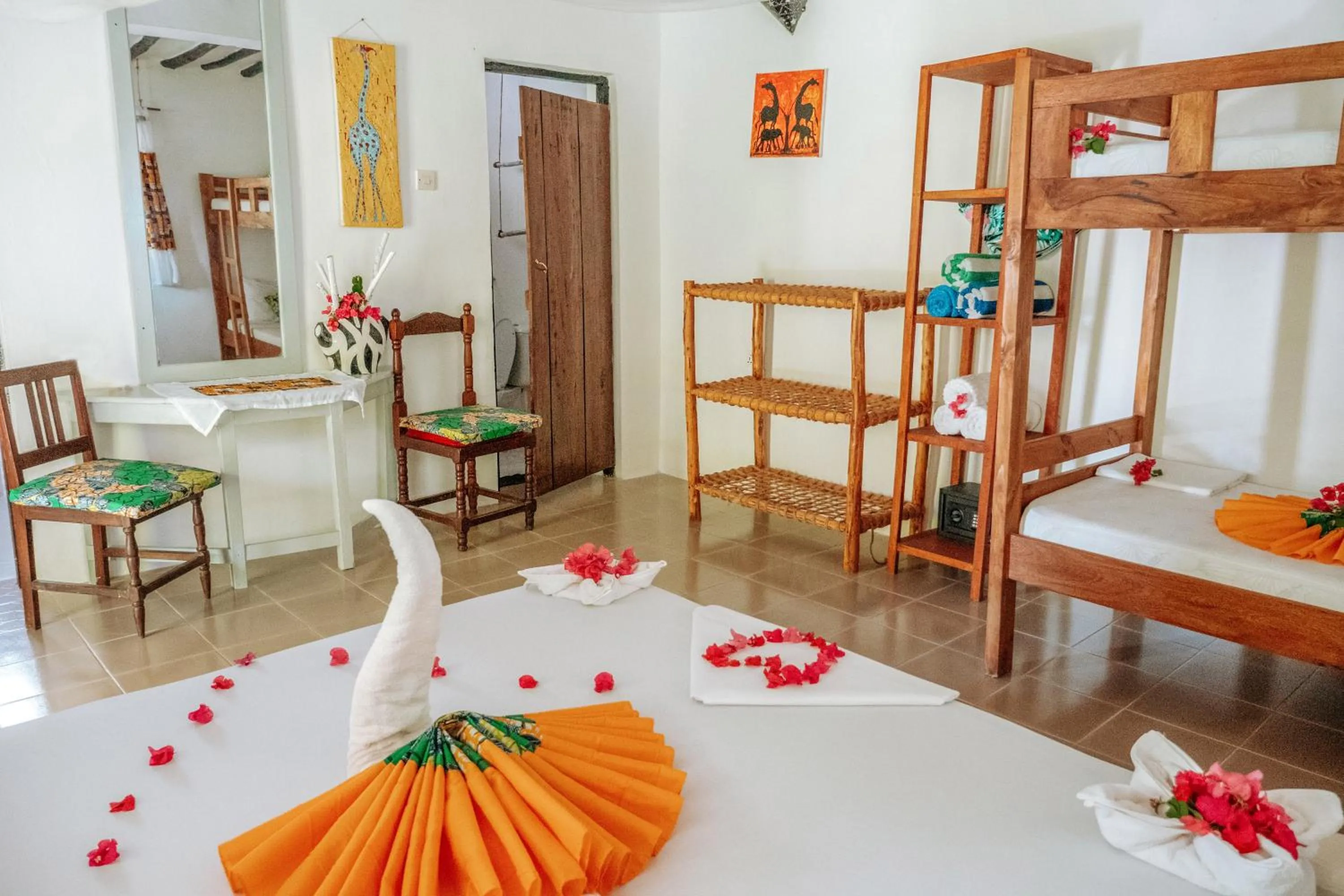 Photo of the whole room, Bed in Zanzibar Gem Beach Bungalows
