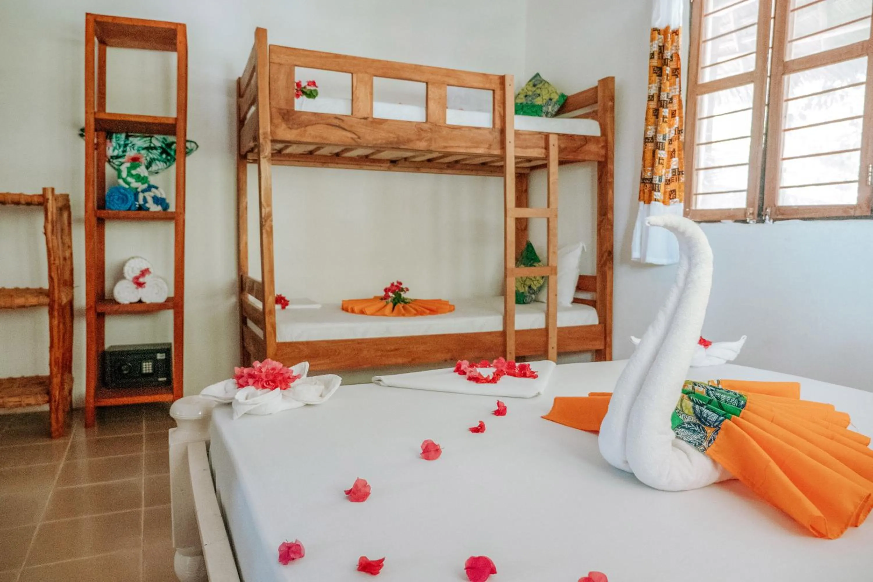 Bed in Zanzibar Gem Beach Bungalows