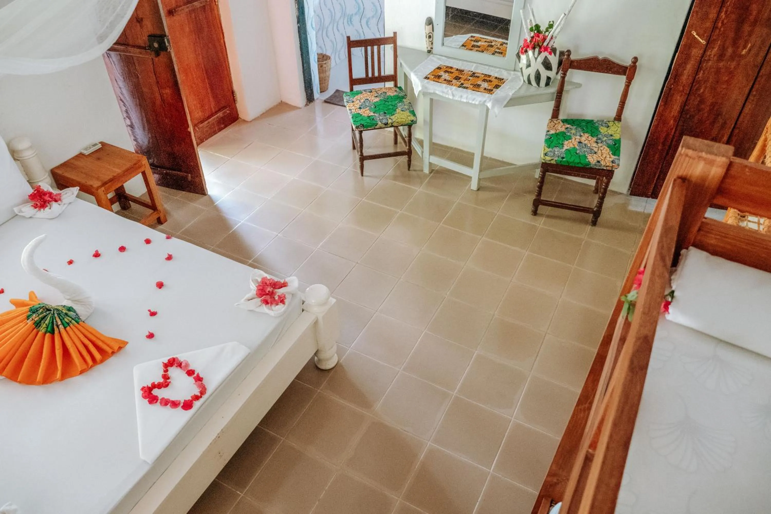 Photo of the whole room, Bed in Zanzibar Gem Beach Bungalows