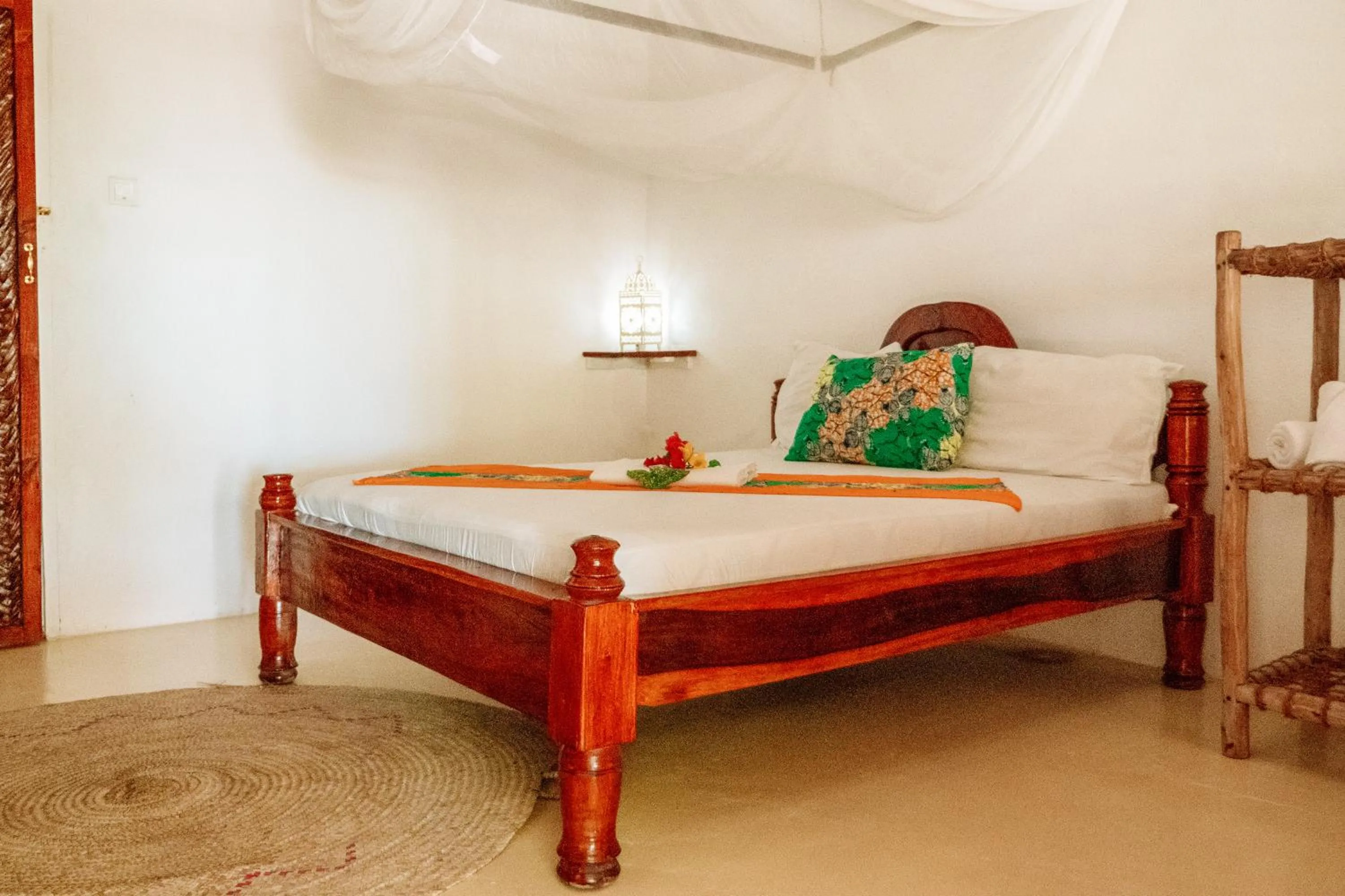 Bed in Zanzibar Gem Beach Bungalows
