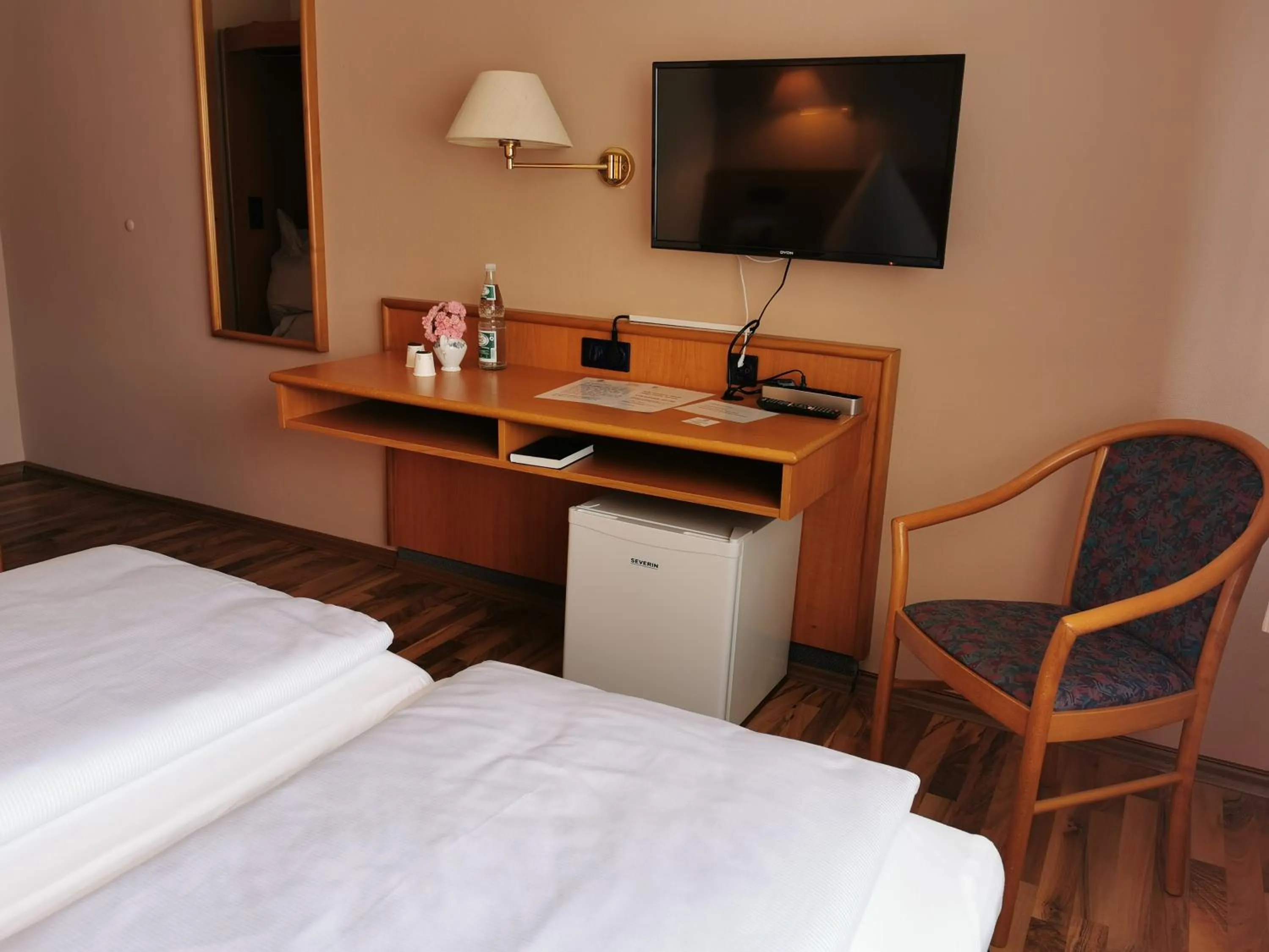 Decorative detail, Bed in Hotel Mainperle