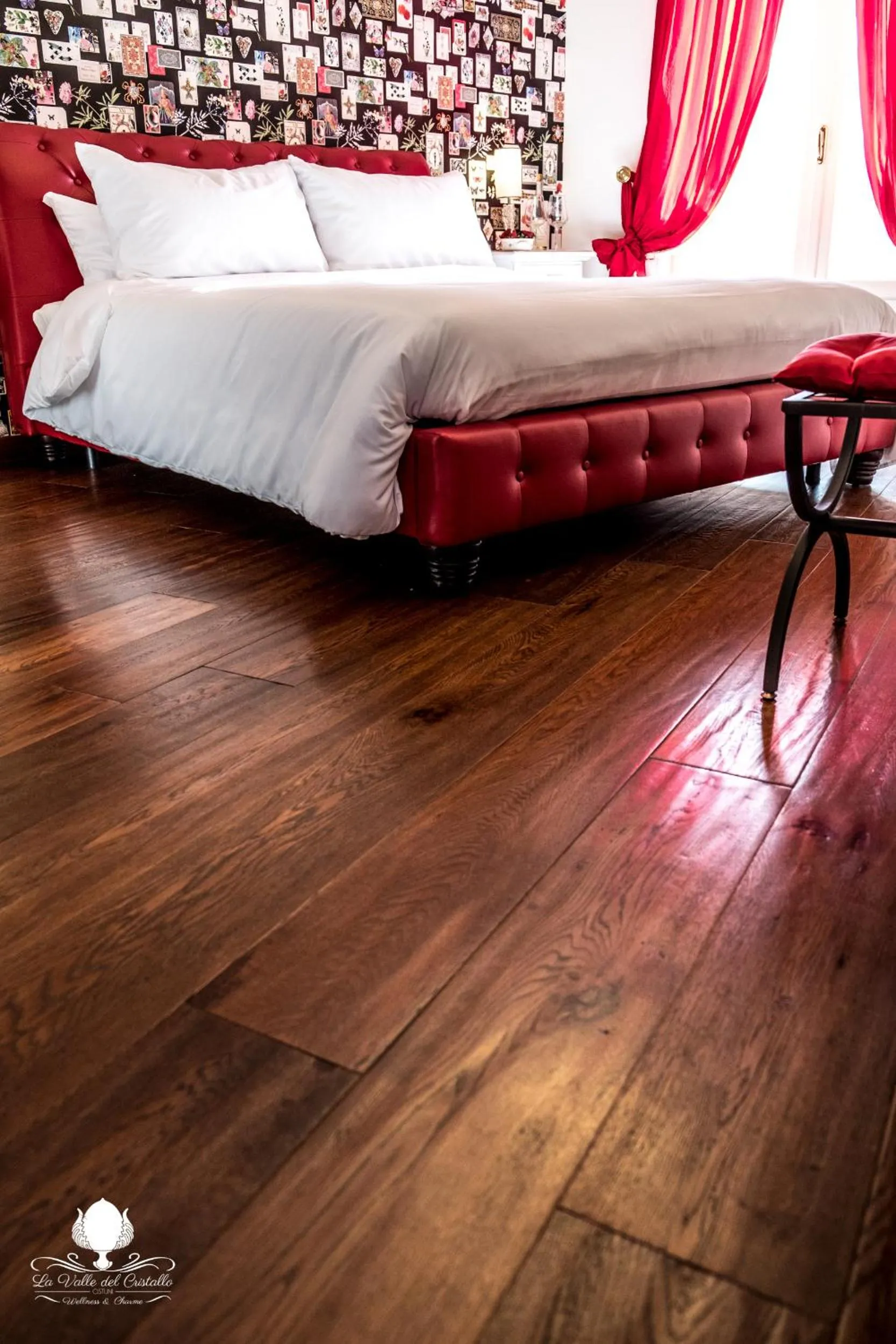 Bed in La Valle Del Cristallo Wellness & Charme