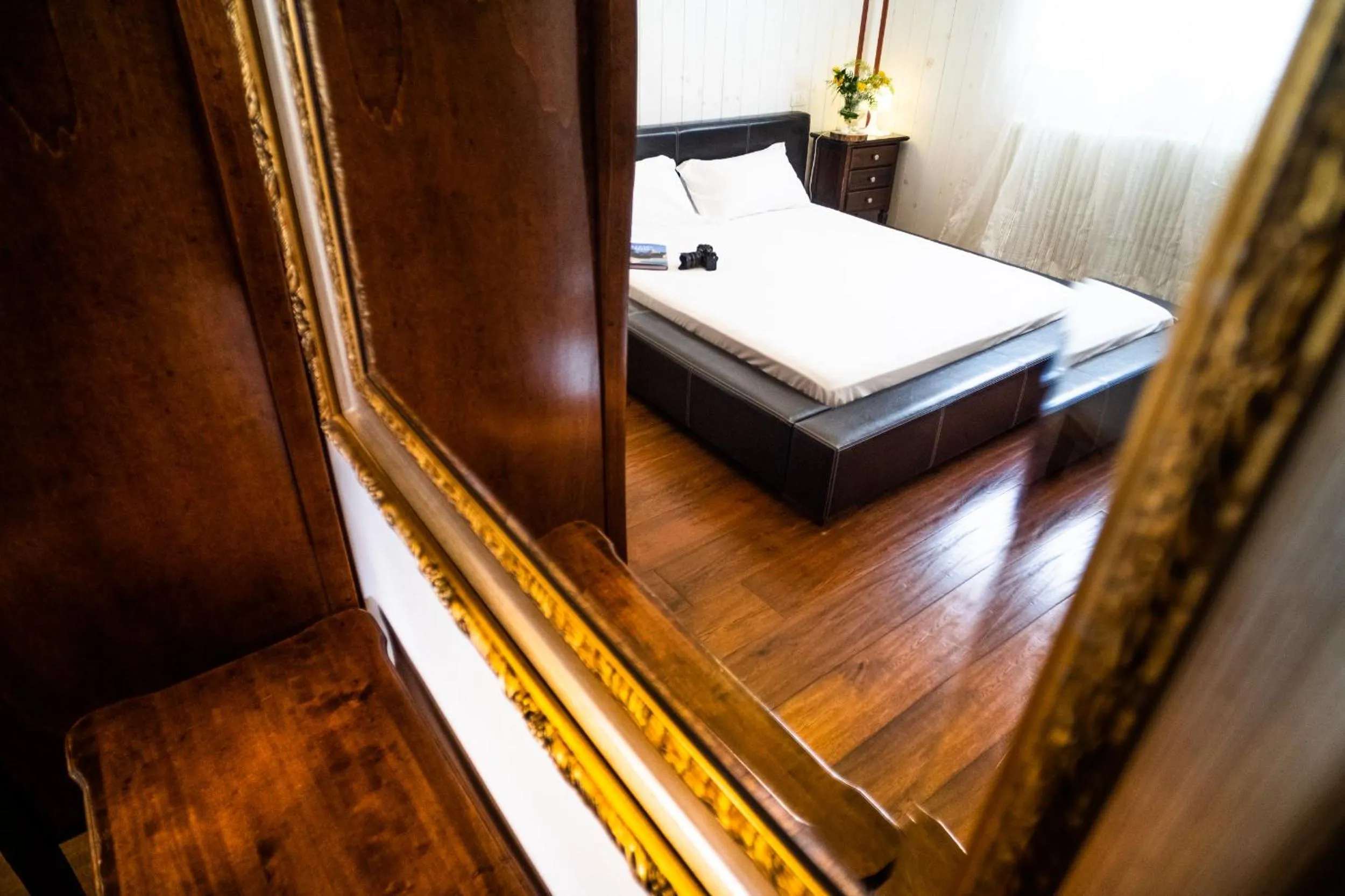 Bed in La Valle Del Cristallo Wellness & Charme