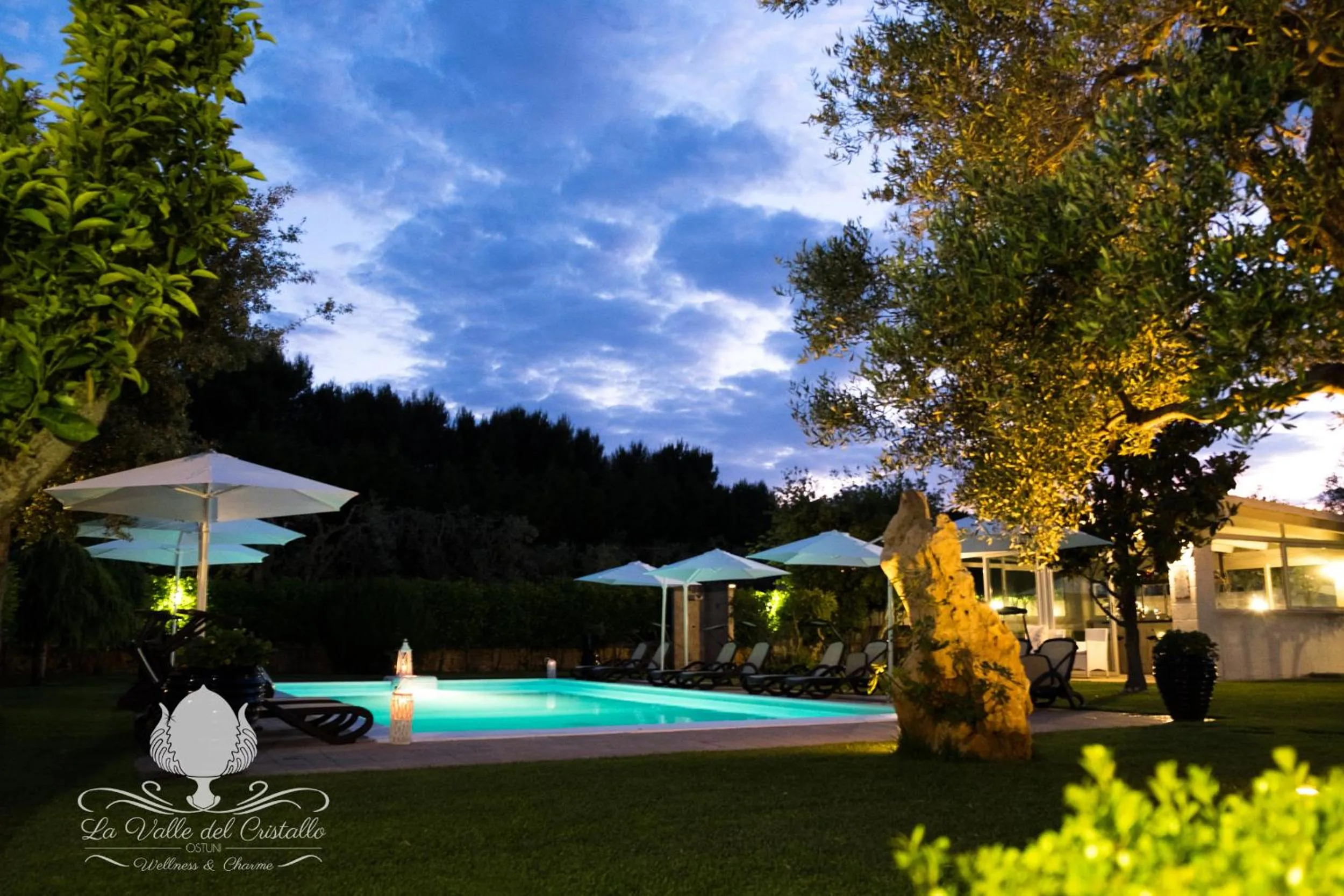 Swimming pool in La Valle Del Cristallo Wellness & Charme