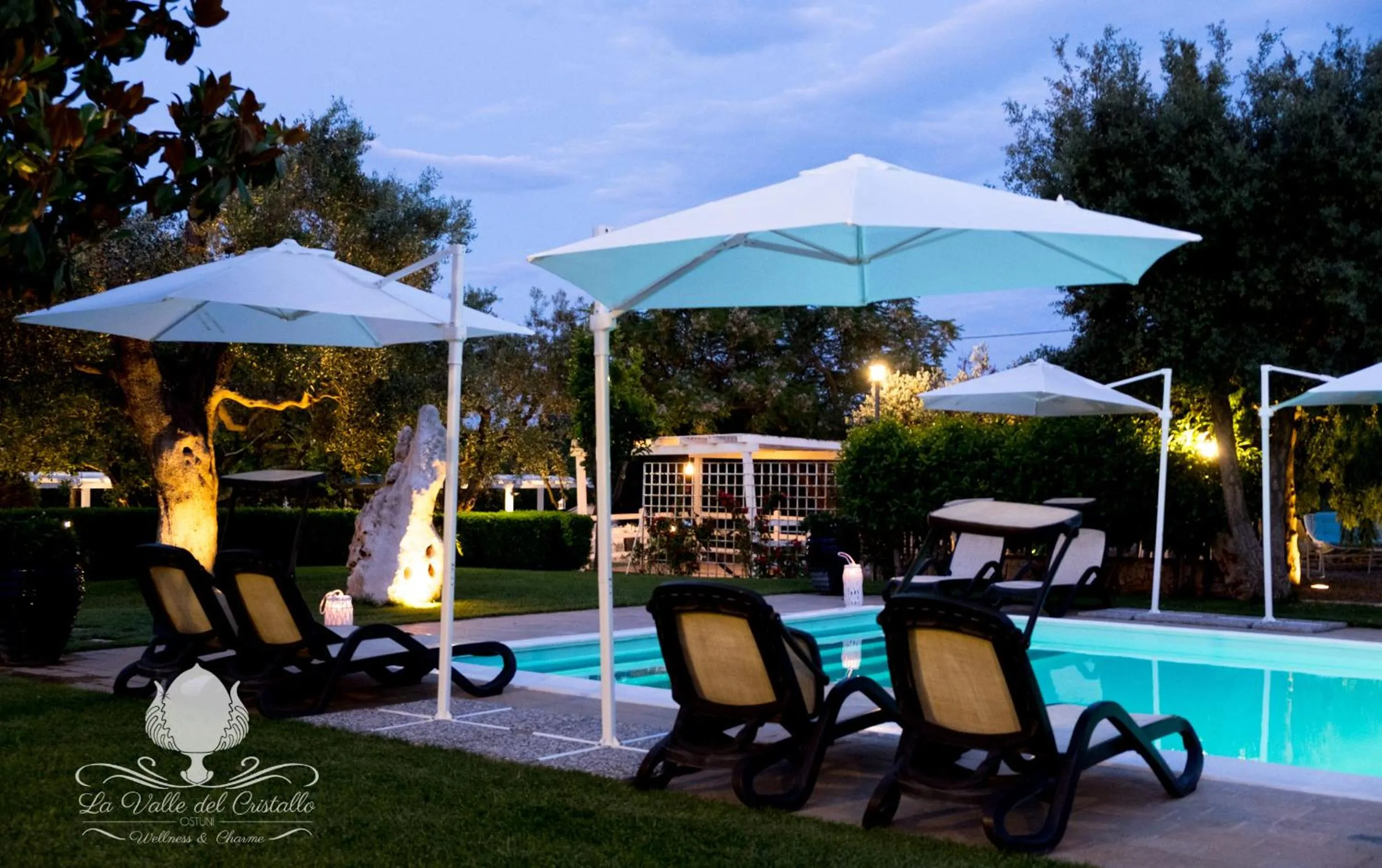 Swimming pool in La Valle Del Cristallo Wellness & Charme