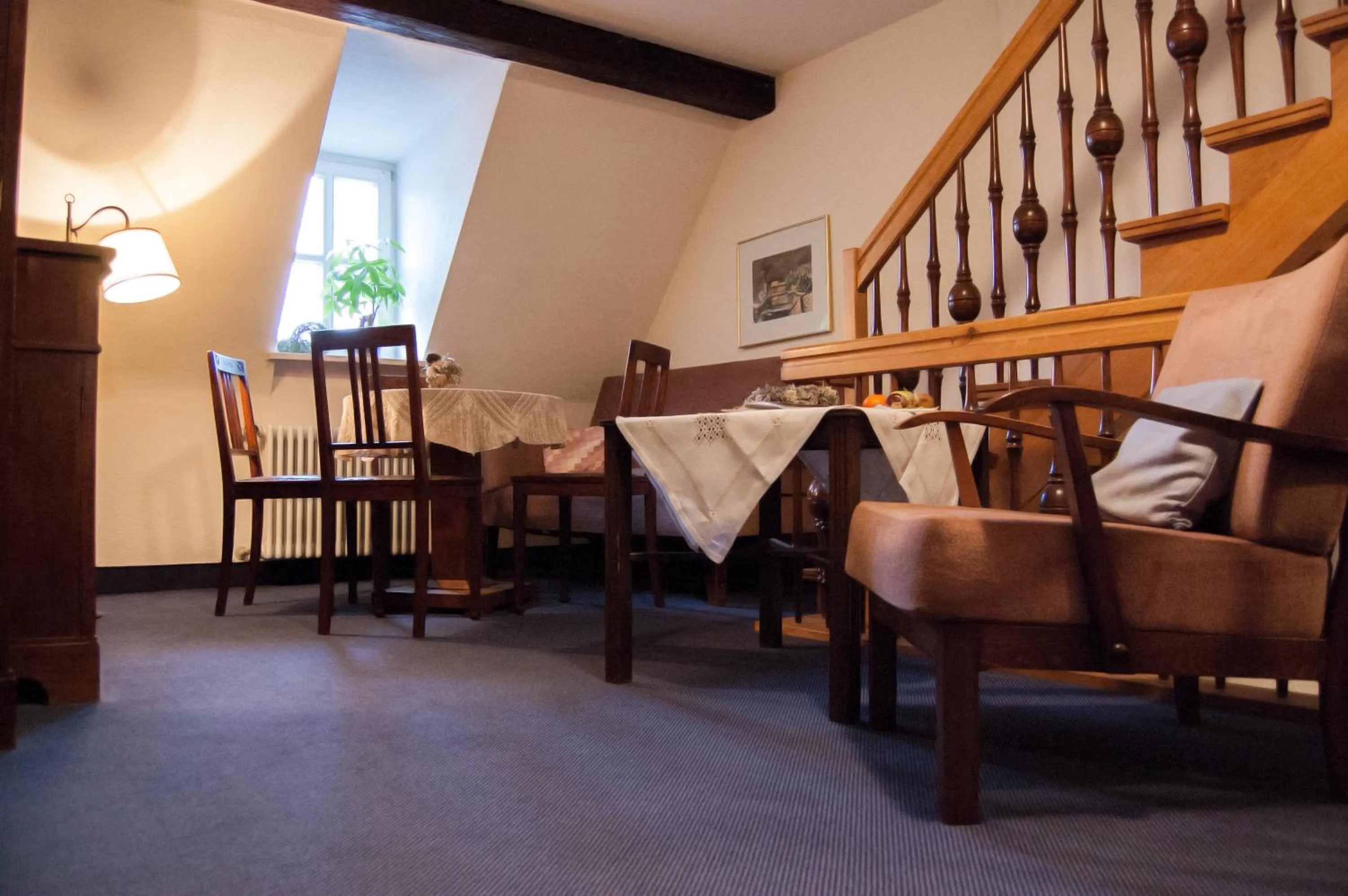 Seating area in Gasthof Landhotel Hirsch