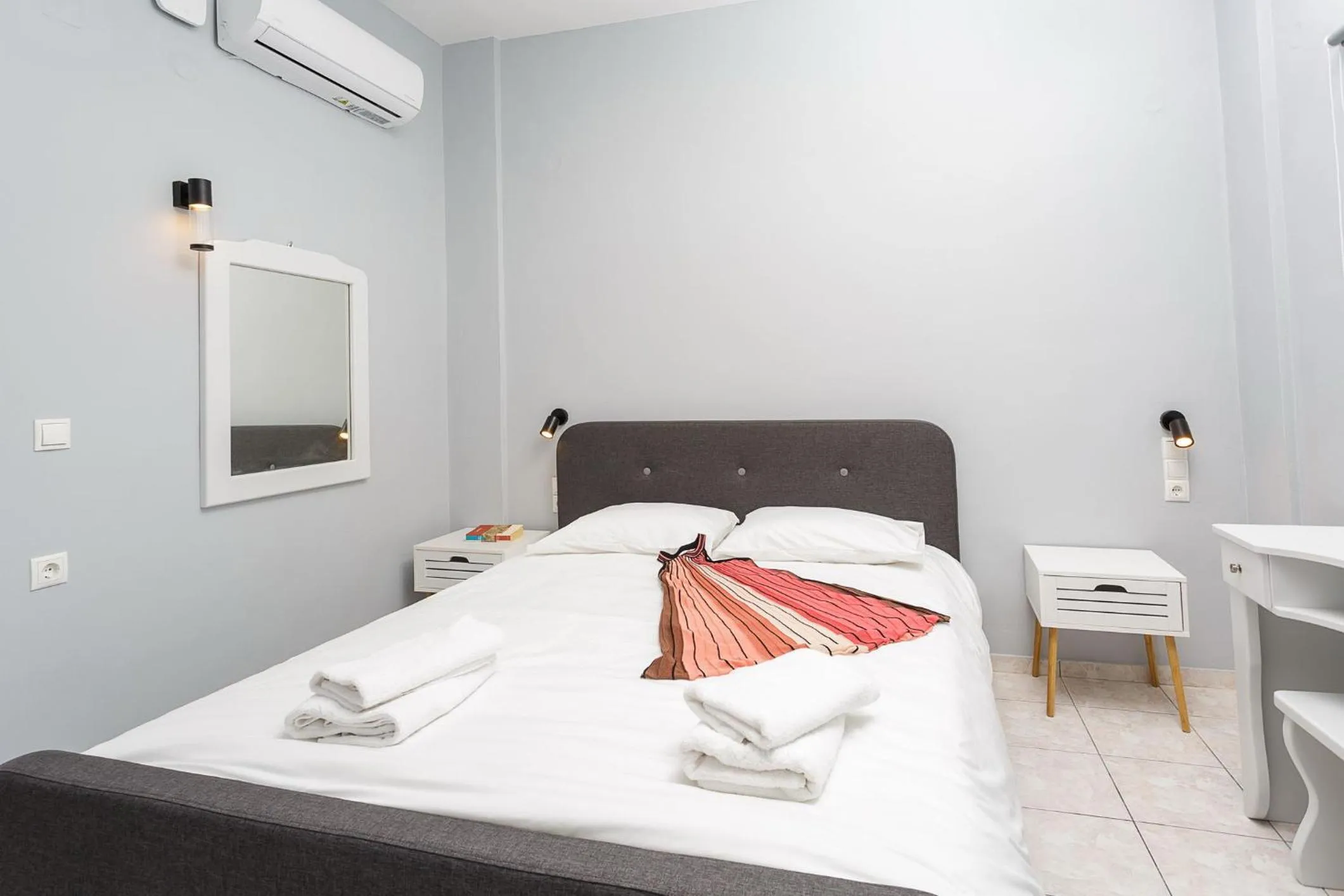 Bed in Sole Mare Seaside Apartments