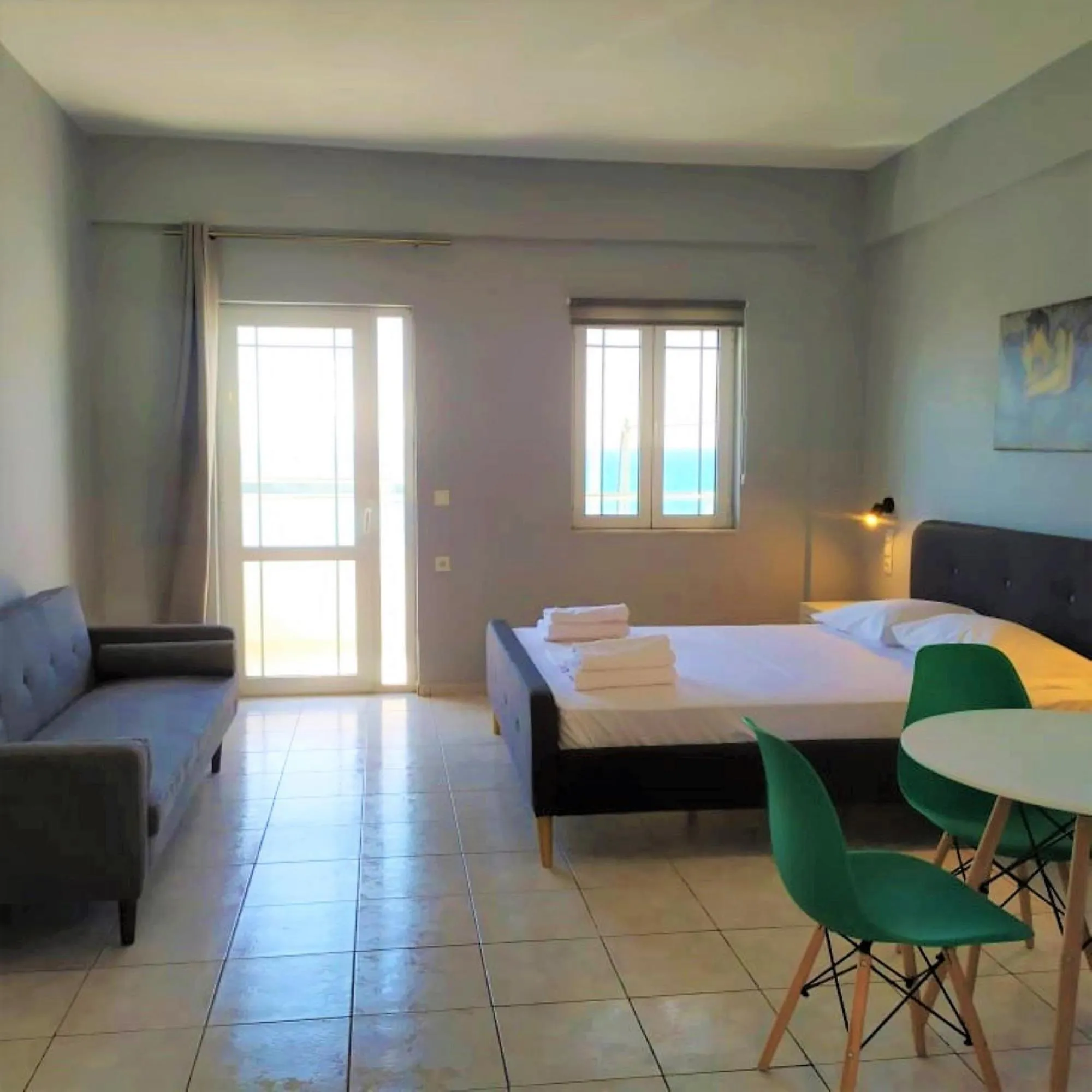 Kitchen or kitchenette in Sole Mare Seaside Apartments