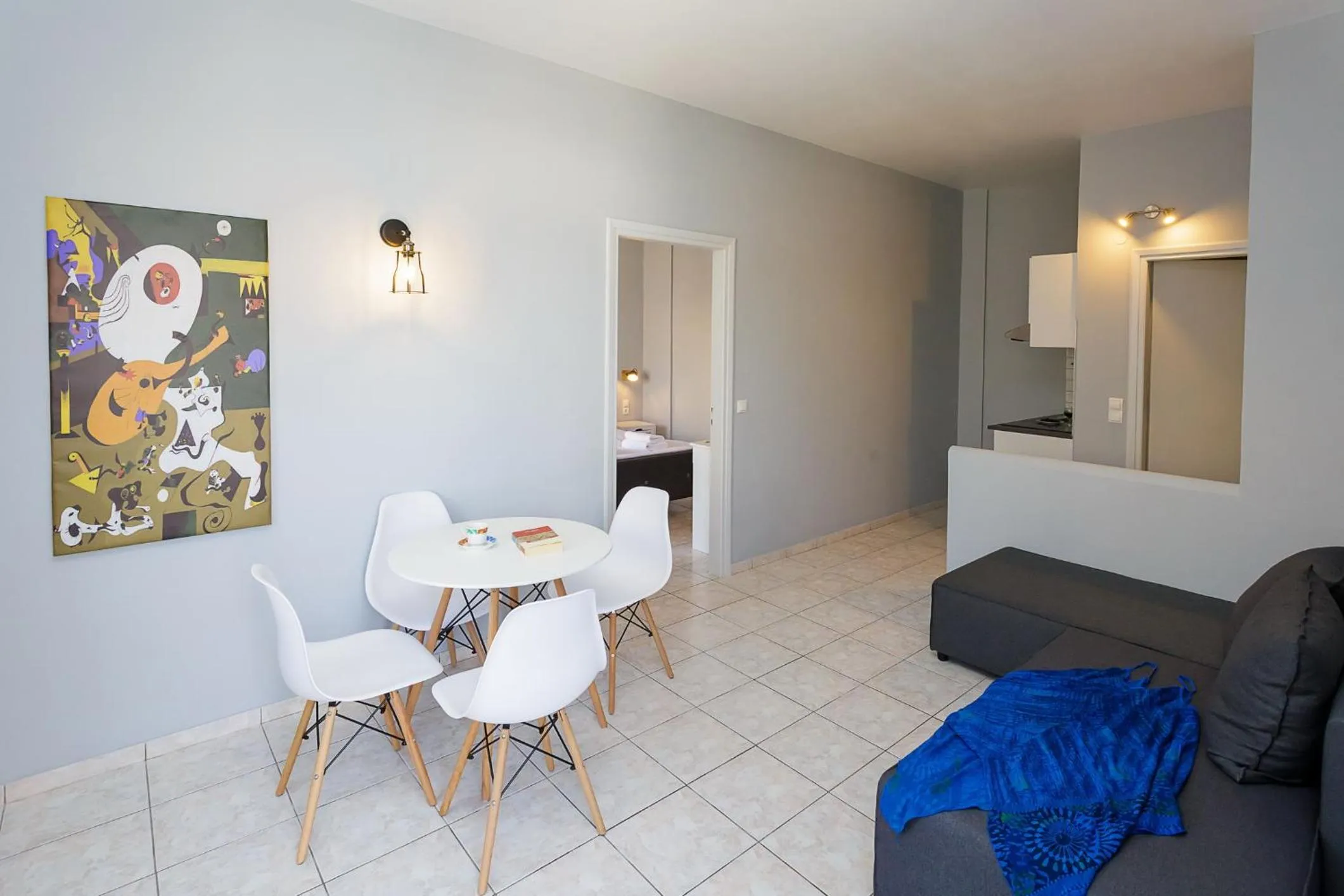 Kitchen or kitchenette in Sole Mare Seaside Apartments