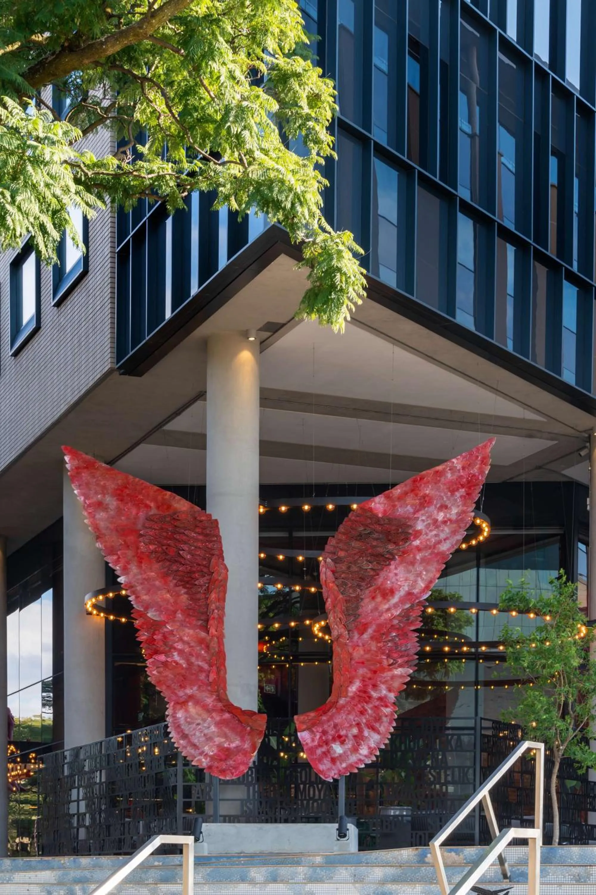 Decorative detail in Radisson RED Hotel Johannesburg Rosebank