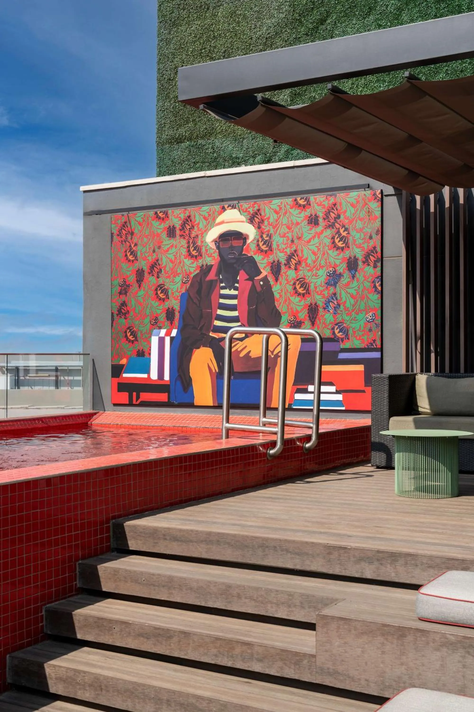 Pool view in Radisson RED Hotel Johannesburg Rosebank