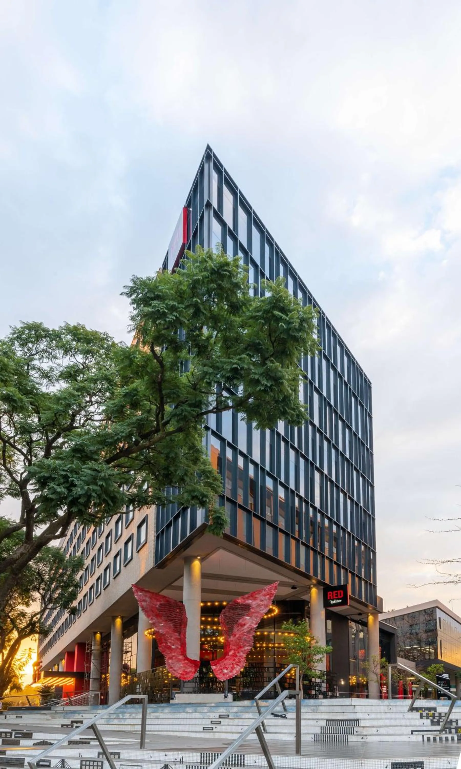 Facade/entrance in Radisson RED Hotel Johannesburg Rosebank