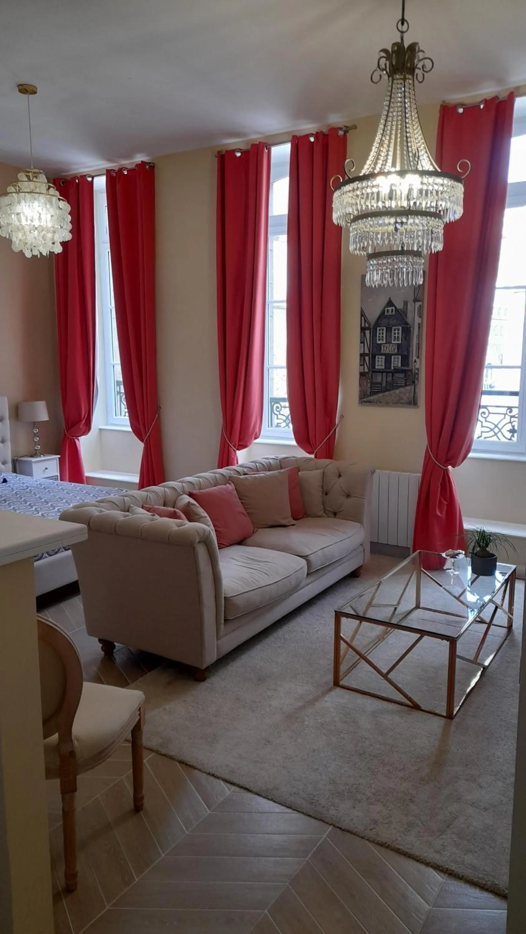 Bed in Duc de Bretagne Luxury Apparthotel