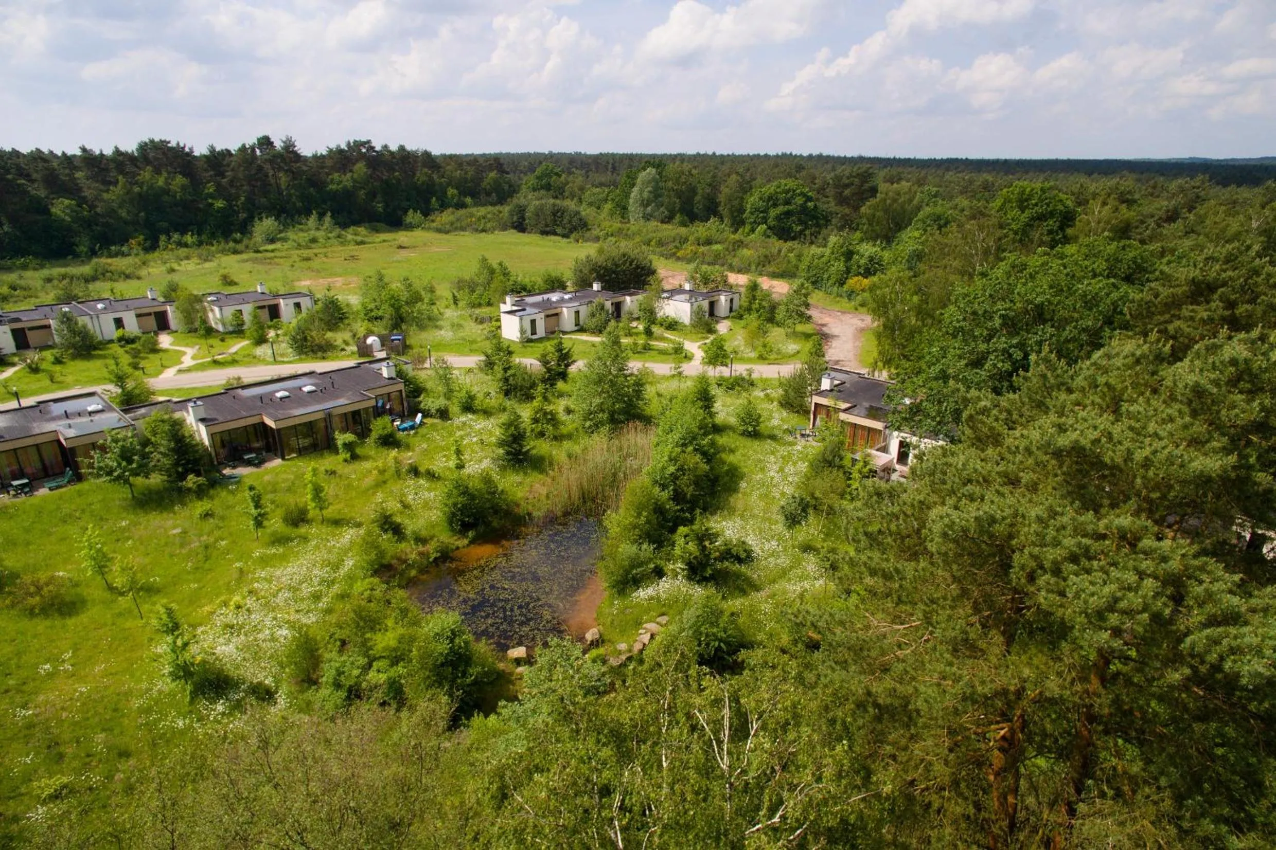 Bird's eye view in Center Parcs Bispinger Lüneburger Heide