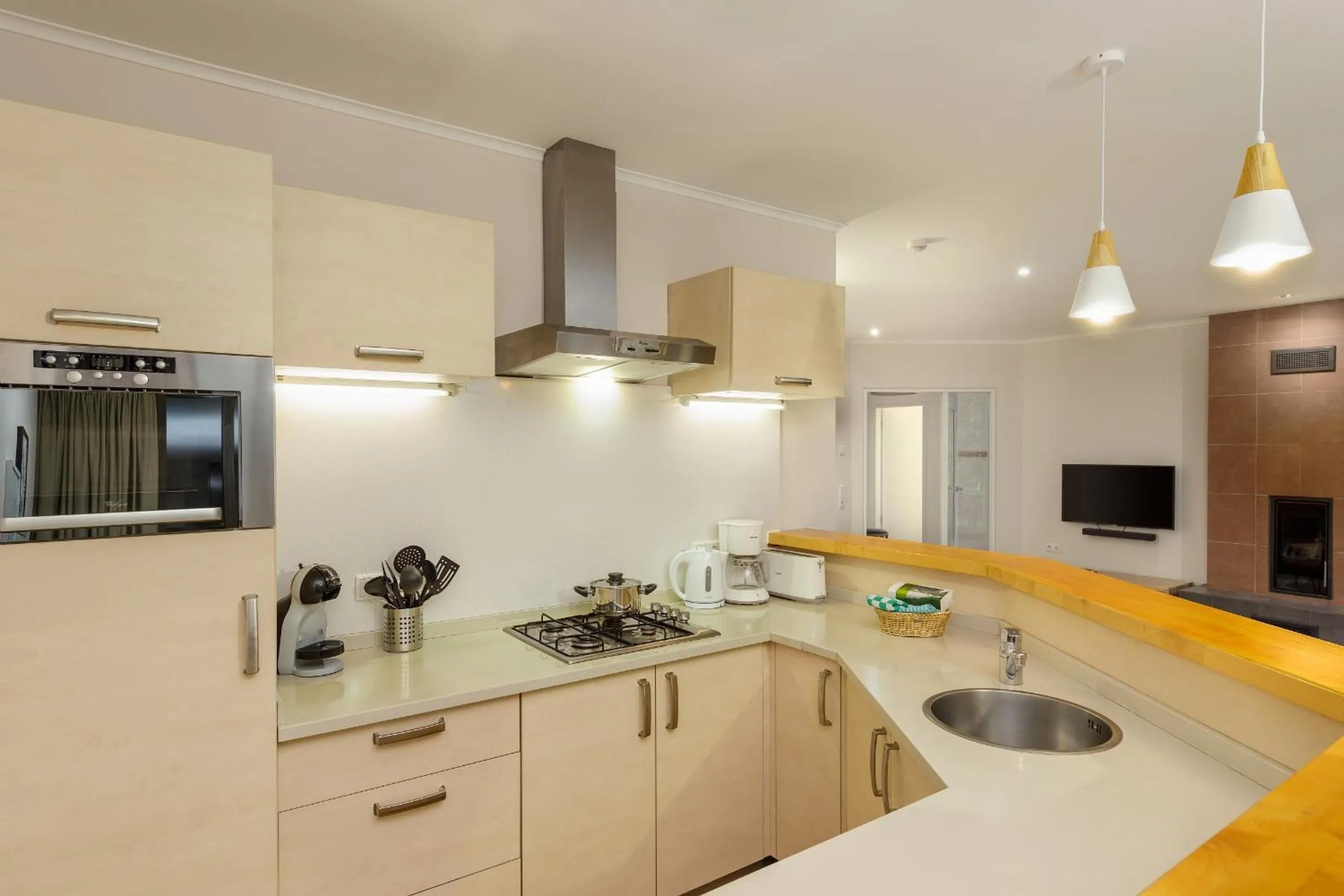 Kitchen or kitchenette in Center Parcs Bispinger Lüneburger Heide