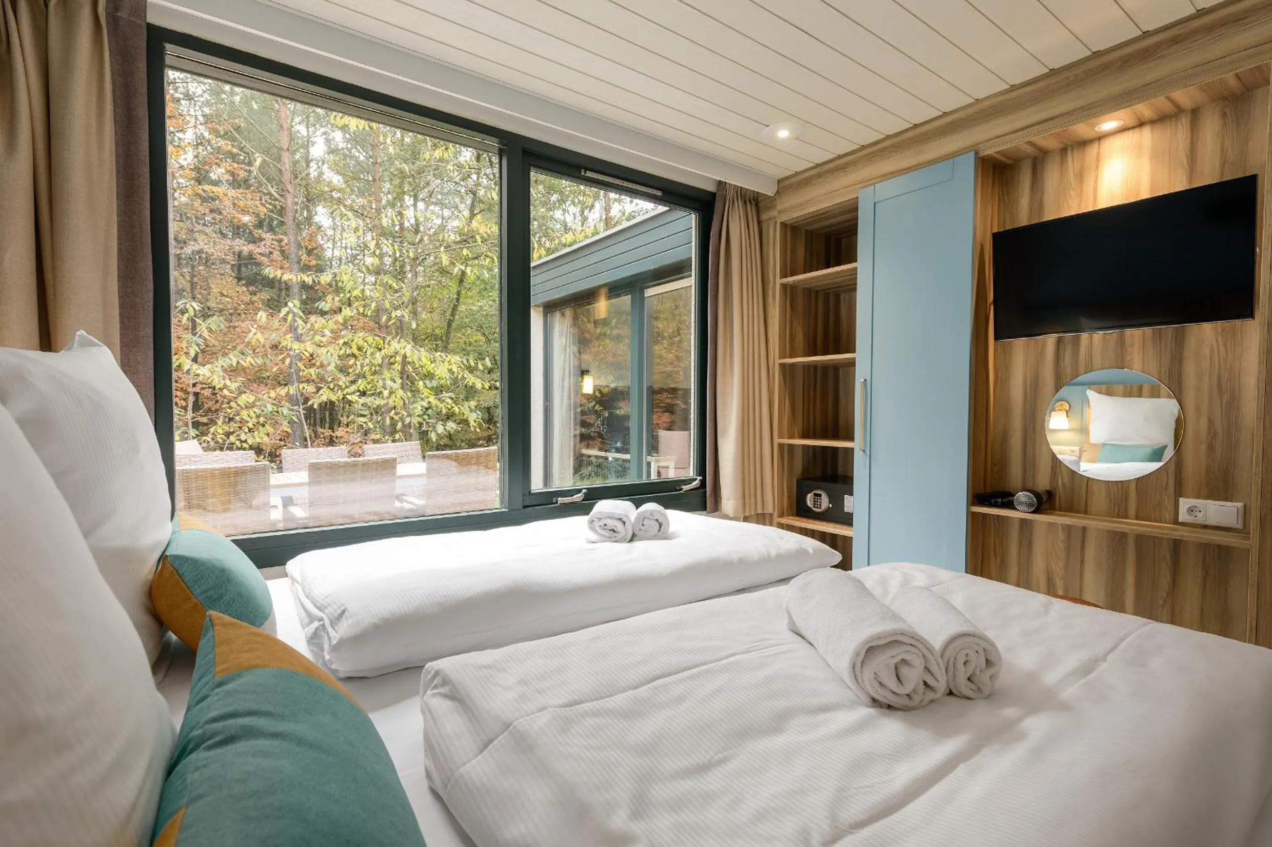 Bedroom, Bed in Center Parcs Bispinger Lüneburger Heide
