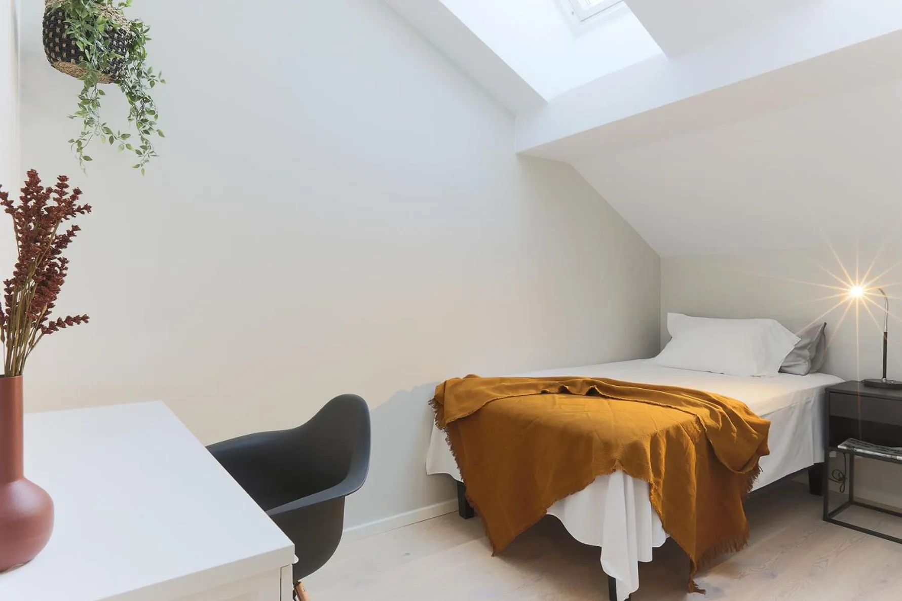 Bed in Foundry Hotel Apartments