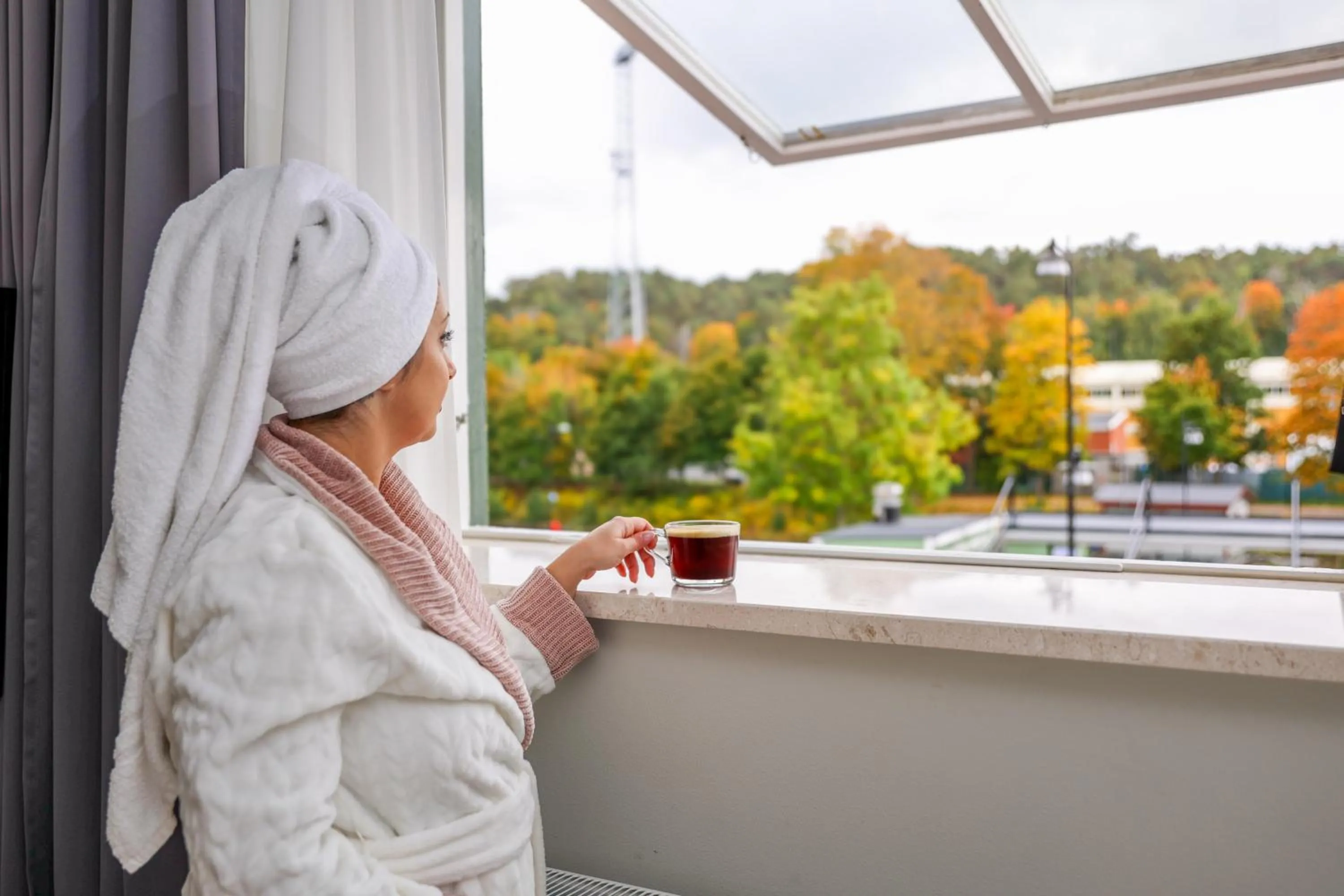 Quiet street view in Foundry Hotel Apartments