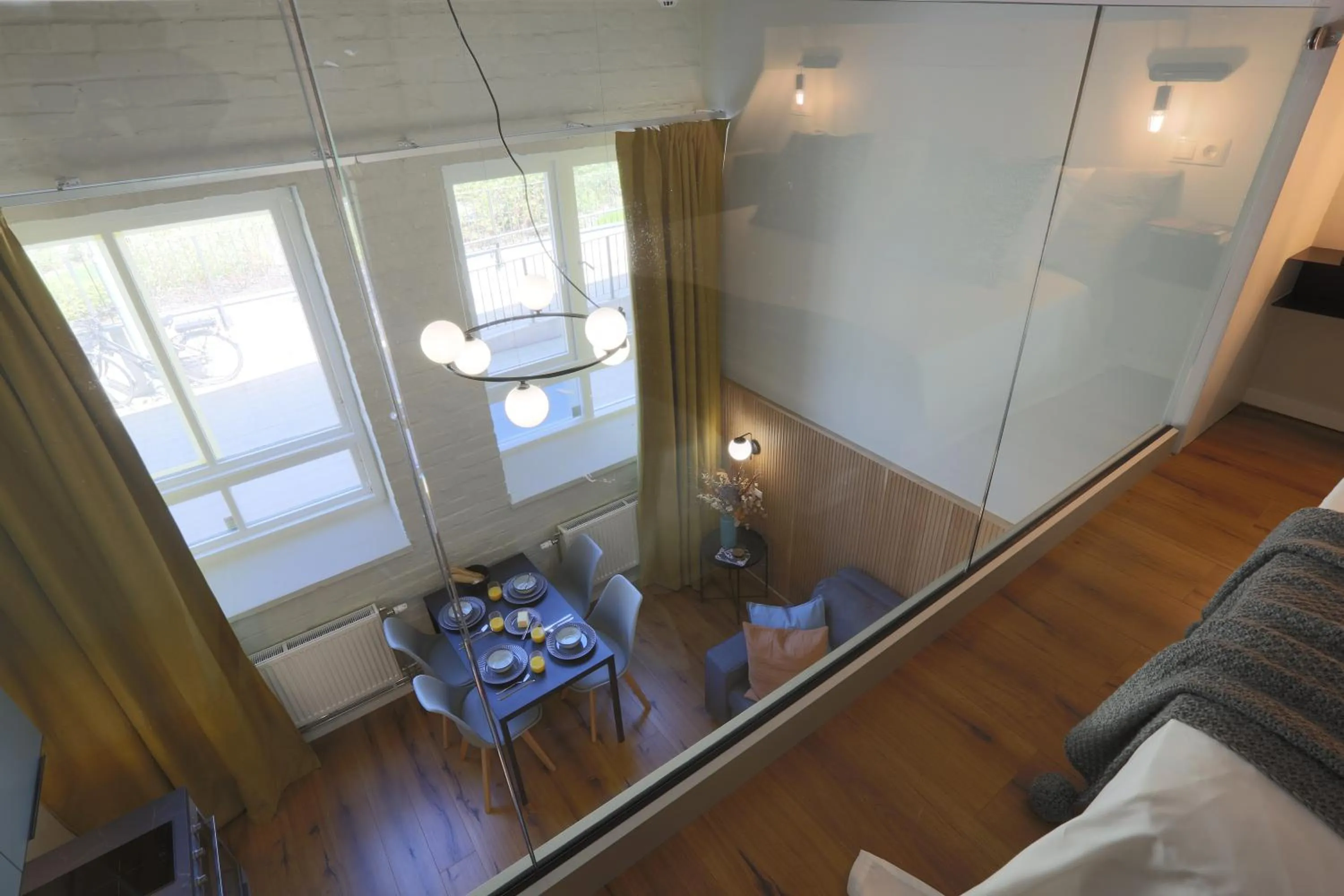 Bed in Foundry Hotel Apartments