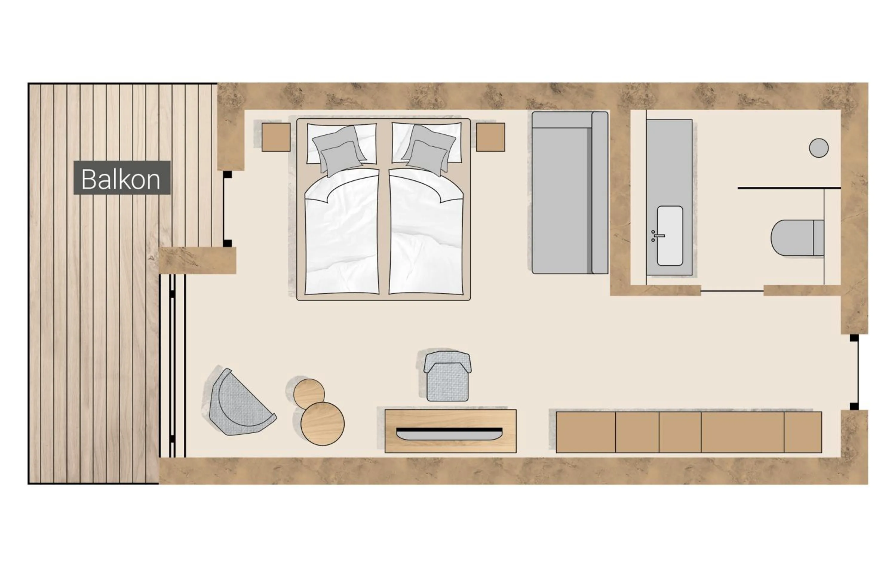 Floor plan in Wirthshof Hotel & Chalets