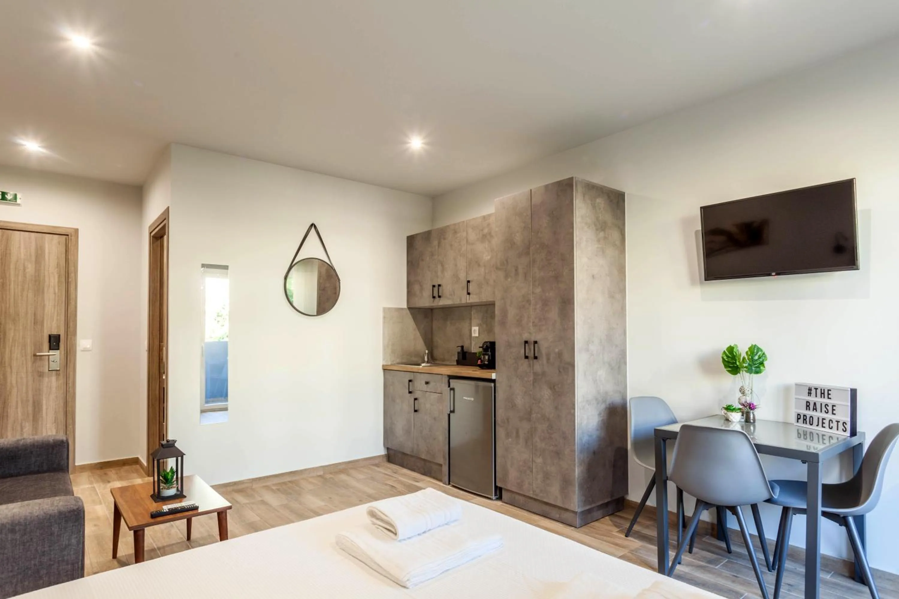 Kitchen or kitchenette in Raise Heraklion Boutique Apartments
