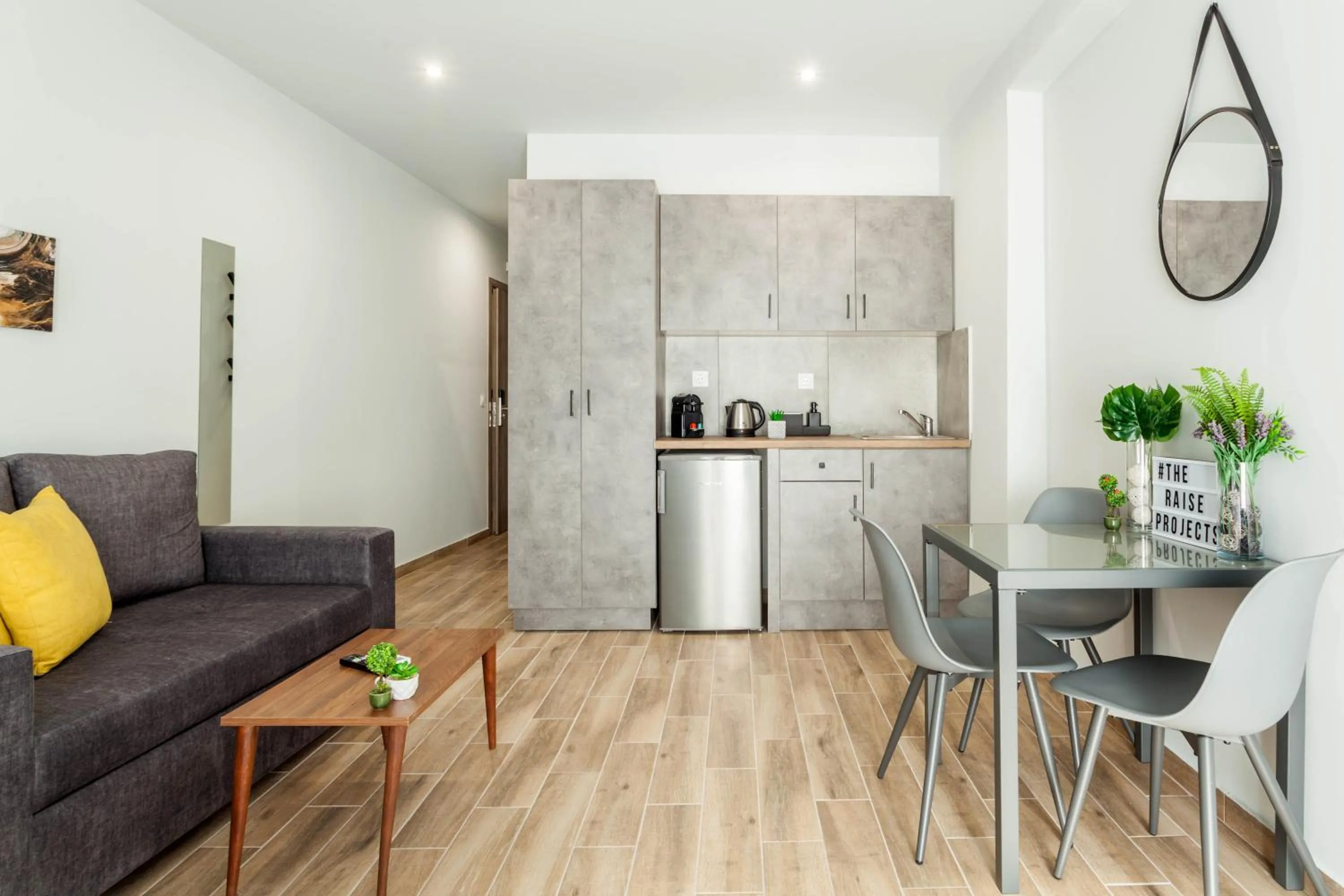 Kitchen or kitchenette in Raise Heraklion Boutique Apartments