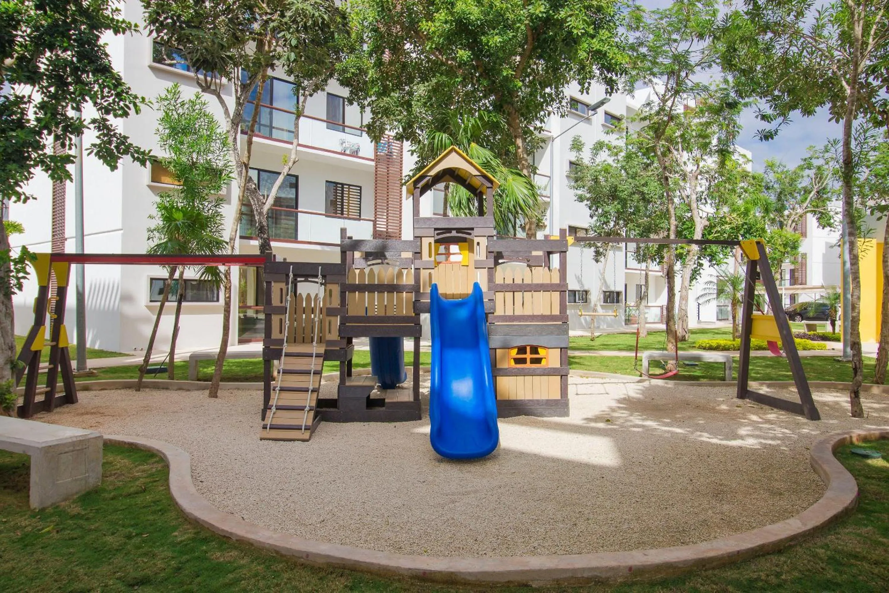 Children play ground in Breezy & Bright Full Apartment